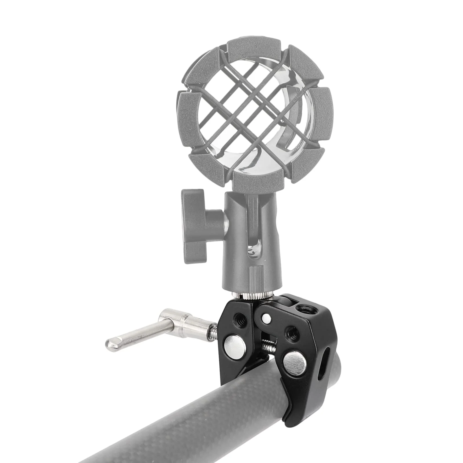 CAMVATE Super Crab Clamp with 5/8"-27 Thread Adapter for Microphones (2-Pack) - 3124 - Image 3