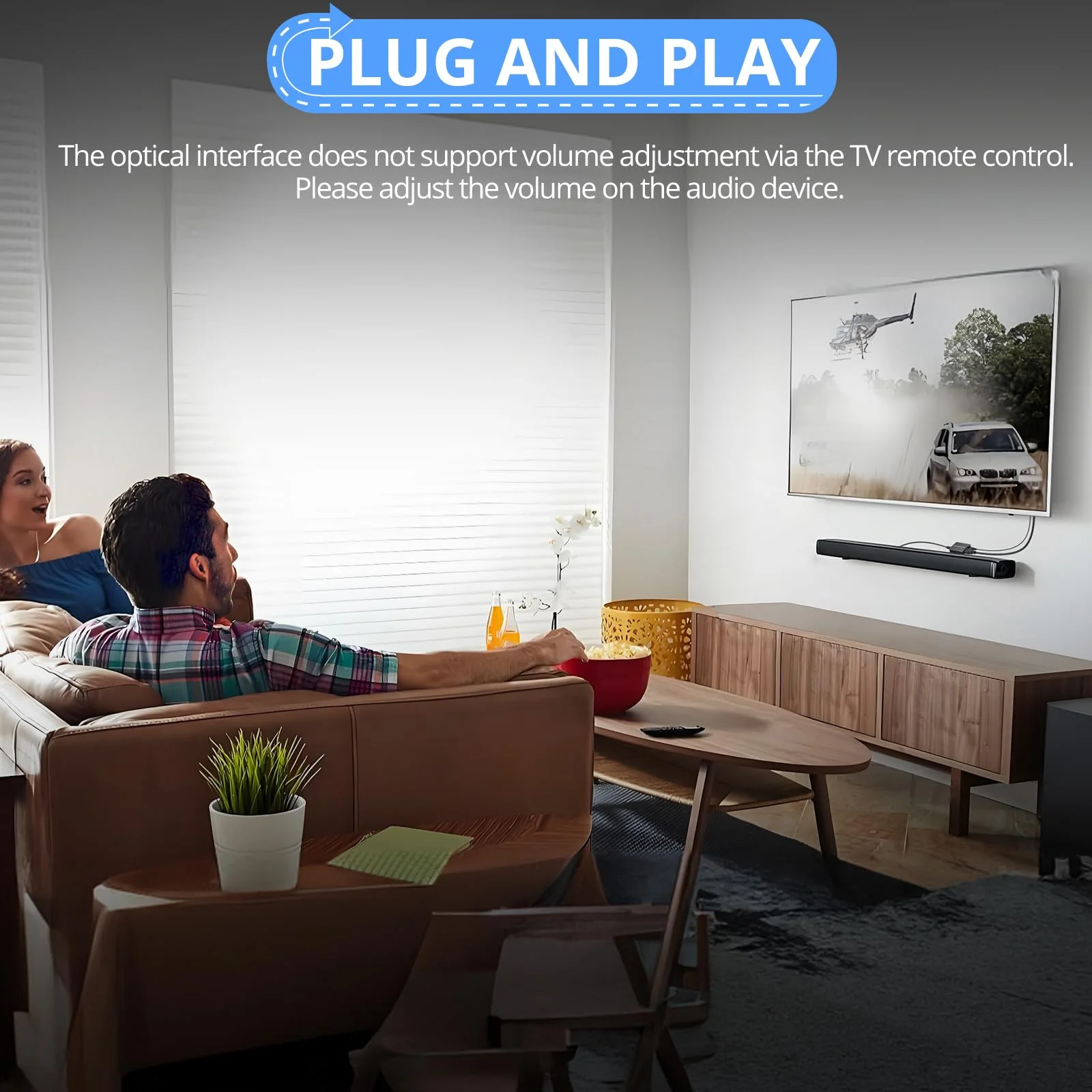 CAMWAY 192KHz eARC/ARC Audio Extractor - Used with HDTV ARC/eARC Ports to Optical Soundbar/Amp,Professional ARC to Optical Audio Adapter, Dolby DTS 5.1 Surround Sound & 2.0 CH Stereo, Easy to Setup 8.3 x 5.2 x 3.8 cm eARC/ARC to Optical Toslink SPDIF - Image 7