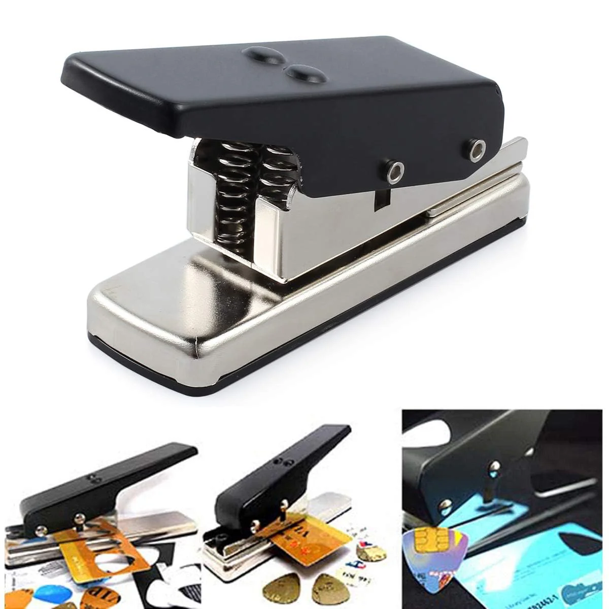 CAMWAY Guitar Pick Maker Punch Tool Heavy Duty DIY Maker Hole Punch Plastic Card Cutter Machine Unique Guitar Picks, Works Great on All Sorts of Materials - ABS, PVC, Old Credit Cards, Gift Cards - Image 8