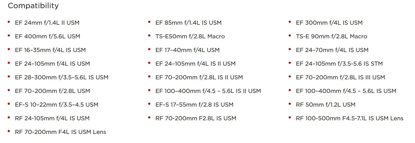 Canon LCE77 E-77 II Lens Cap for EF Lens with USM - Image 2