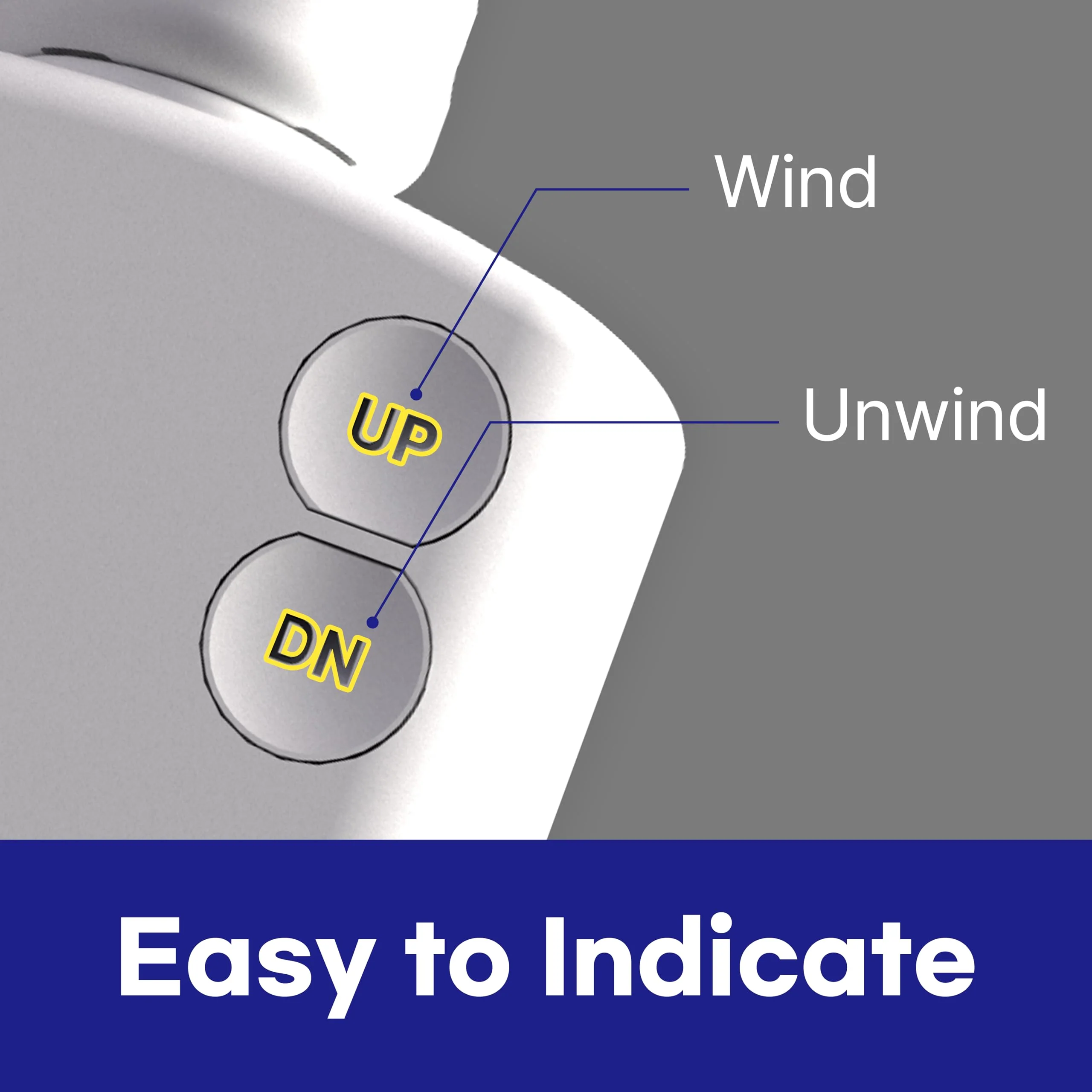 CANTEEN [Electric String Winder] for Guitar & Ukulele with FAST & POWERFUL winding, 2-Step Speed Controll, Recharable Battery with USB-C port (White) White - Image 4