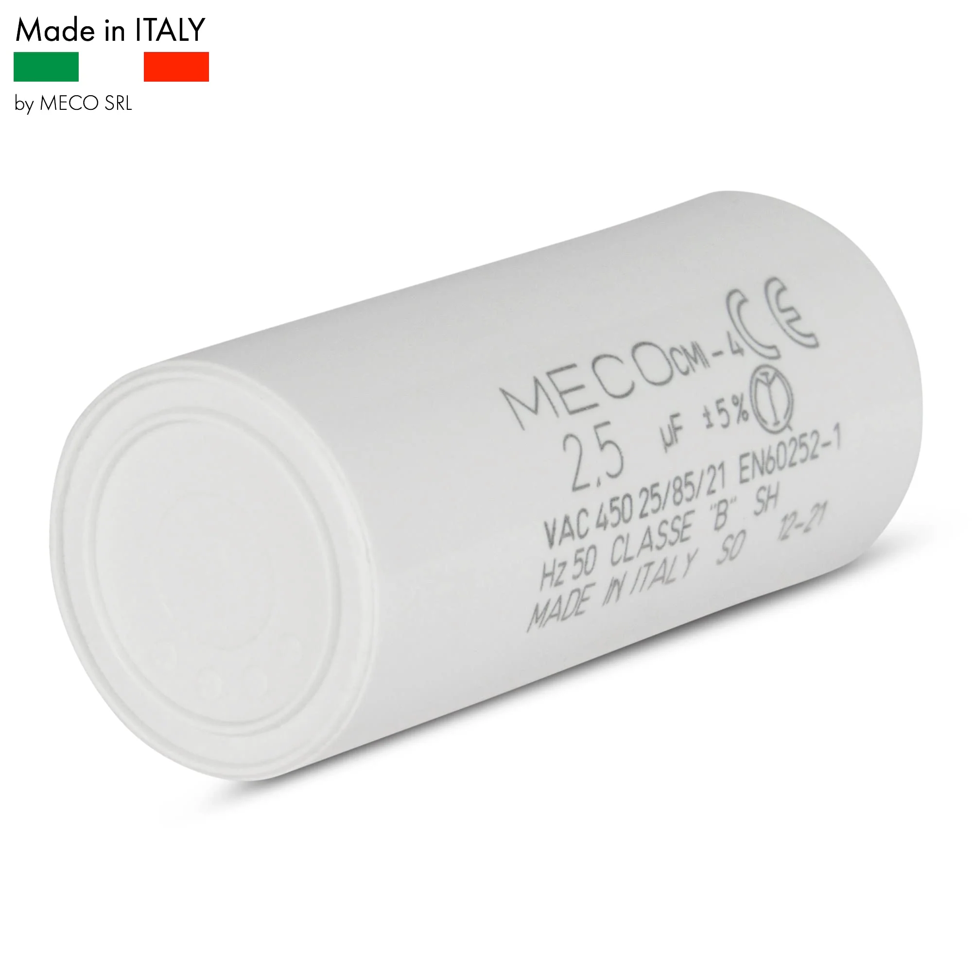 Capacitor 2.5 µF Especially for Somfy Roller Shutters Motor 6 Nm with Small Connection 2.8 mm 1 - Image 2