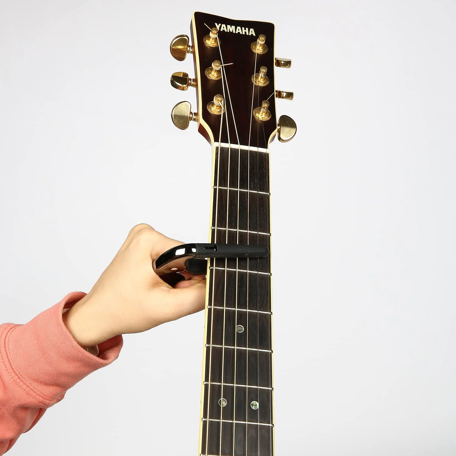 Capos for Acoustic Guitars, Electric Guitars and Ukulele, Superior Zinc Alloy and Silicone Made Black - Image 5