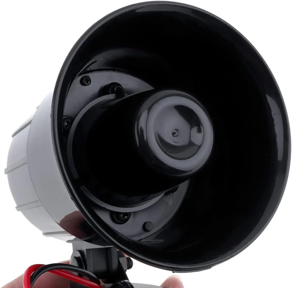 Car Alarm Siren, 12V 30W Car Motorcycle Alarm Warning Siren Horn 3 Sound Loud Speaker for Car/Motorcycle - Image 3