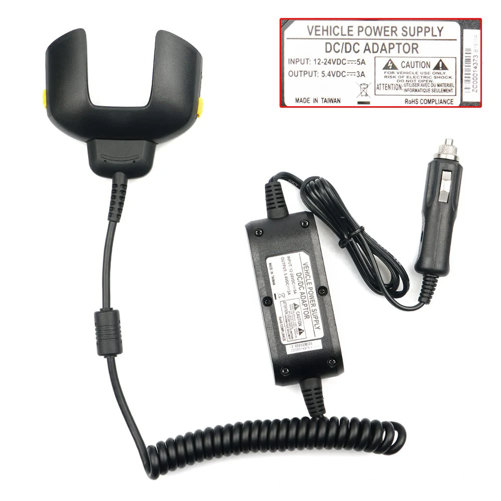 Car Charger Cable for Zebra Symbol TC70 TC70X TC72 TC77 PDA Handheld Computer Charger Set Replaces CBL-TC7X-USB1-01 for Barcode Scanners A - Image 2