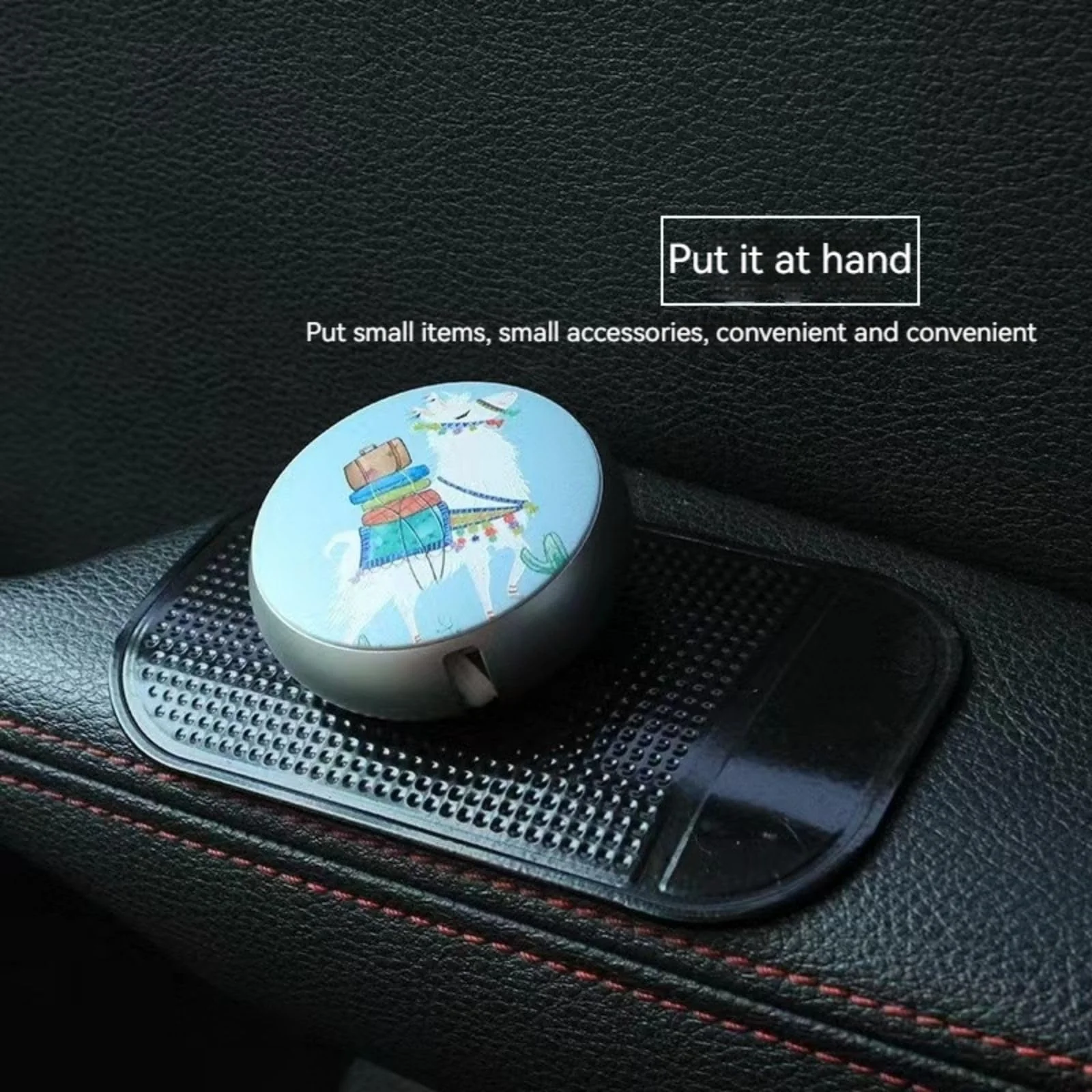 Car Dashboard Anti-Slip Mat, 5-Pack Non Slide pad for car Sticky Extra-Thick Dash Pad for Radar Detector, Cell Phone, Sticky Mat and Anti Slip Pad/Car Dash Accessories - Image 5