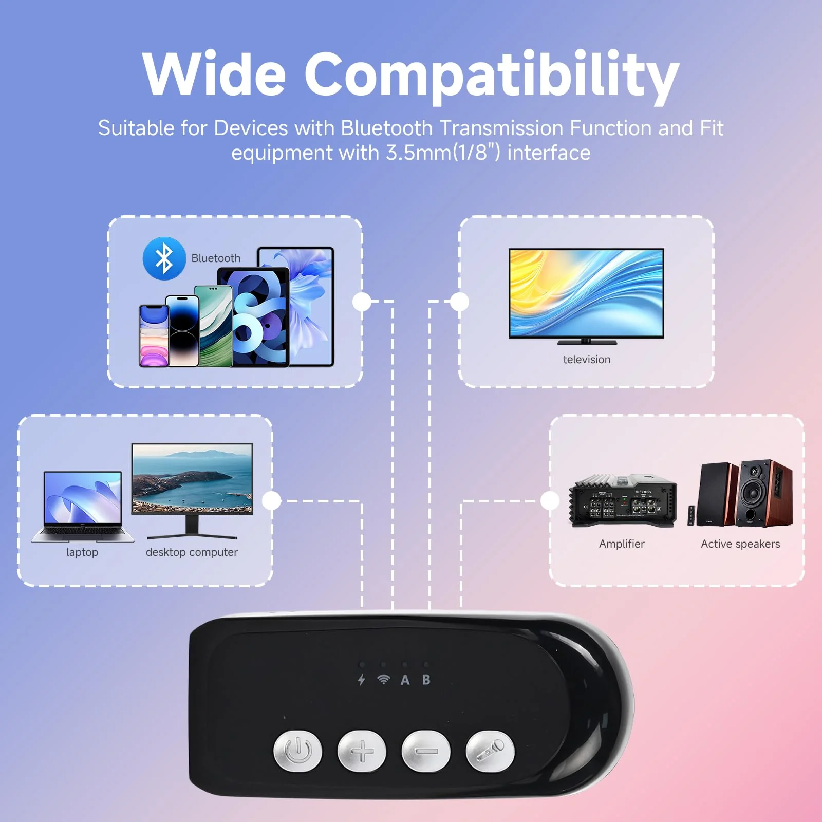 Car Karaoke Microphone,Dual Handheld Rechargeable Mic with 3.5mm Aux in and Out Receiver,Volume Control Karaoke Microphone for Singing, Speech, Home Party, YouTube/Tiktok(Black) - Image 4