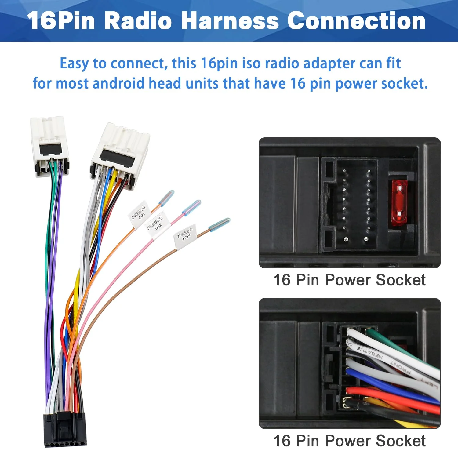 Car Radio Wiring Harness Compatible with Nissan Maxima Altima Pathfinder Frontier Xterra Titan Armada Infiniti Stereo Wire Connector Adapter Plug Cable - Image 5