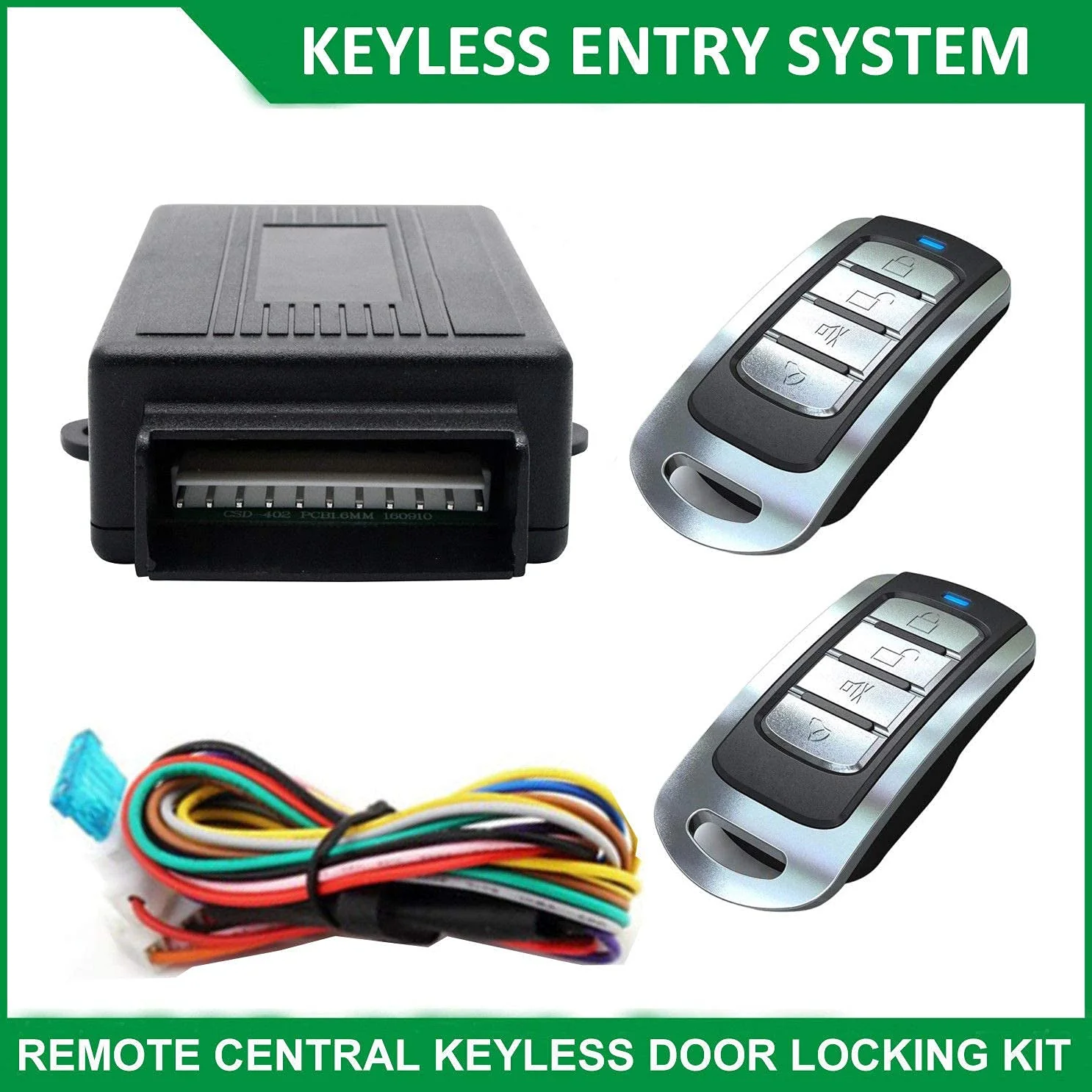 Car Remote Control Lock Central Locking Kit Vehicle Keyless Entry System durable Remote Control Central Vehicle Keyless Entry System Locking Kit Door Lock universal Car Remote - Image 5