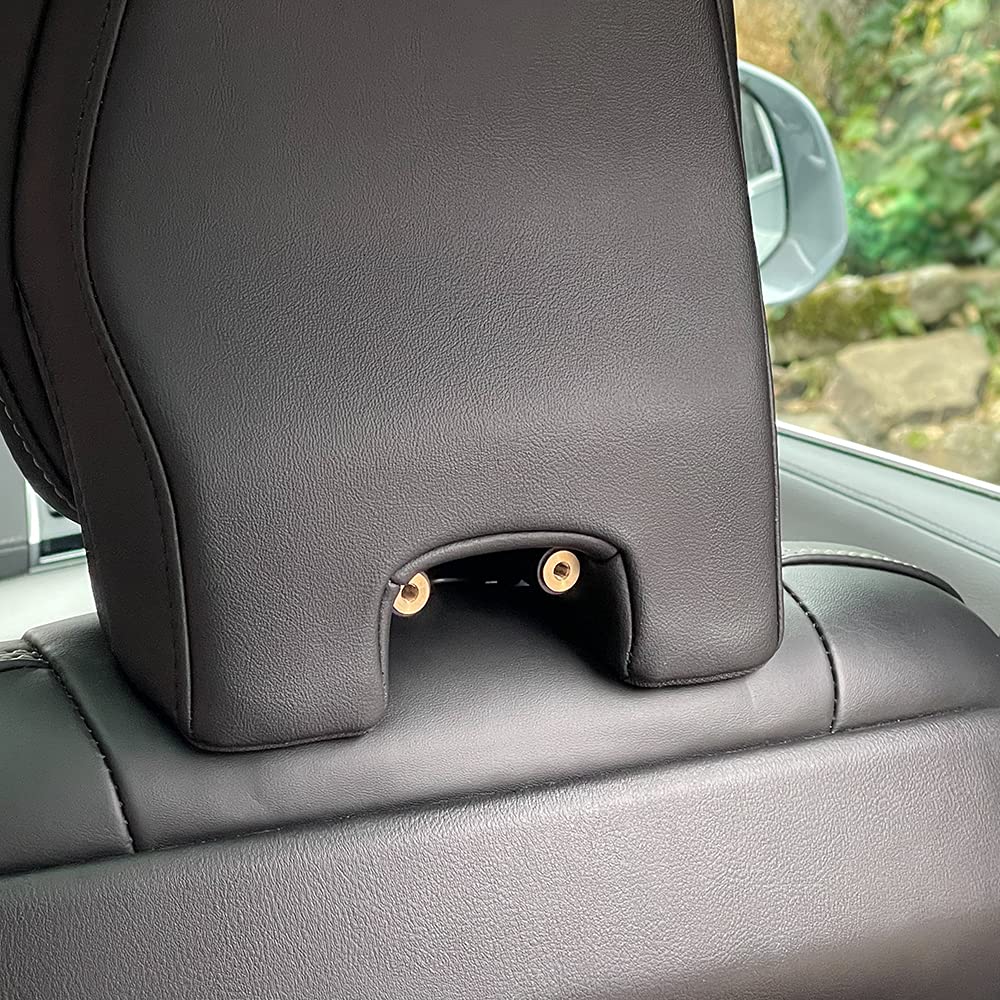 Car Tablet Holder Compatible for Volvo XC90 XC60 V90 V60 S90 S60 (Model 2017 or Newer), Back Seat Headrest Mount Compatible with All iPad Pro Air Mini, Galaxy Tabs, 4.7-12.9" Tablets - Image 4