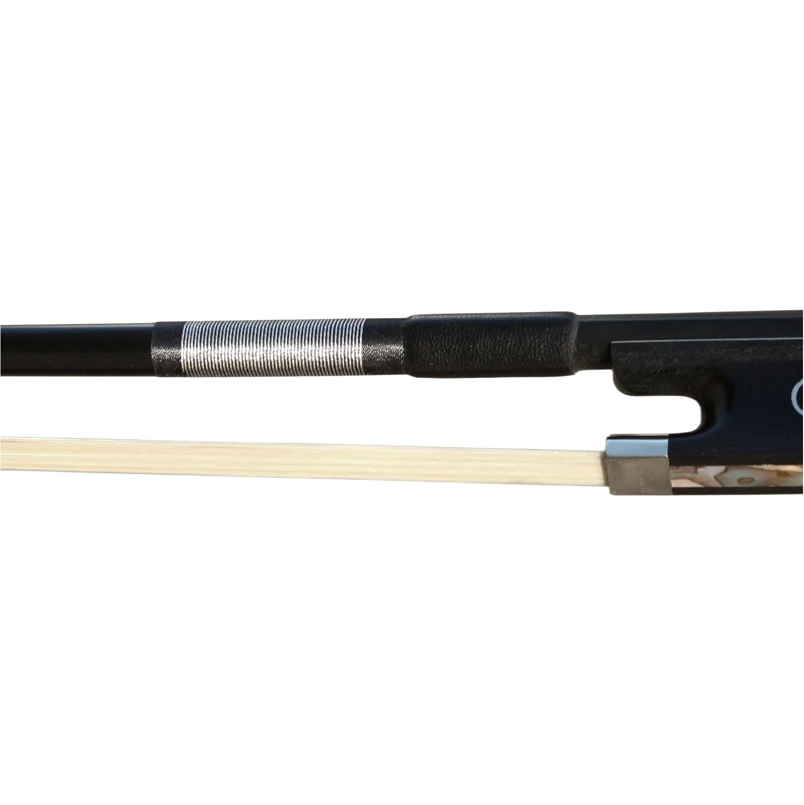 Carbon Fiber Cello Bow 4/4 Full Size Ebony Frog Natural Horsehair for Teacher Student Professional Carbon Bow 04-Carbon Fiber - Image 3
