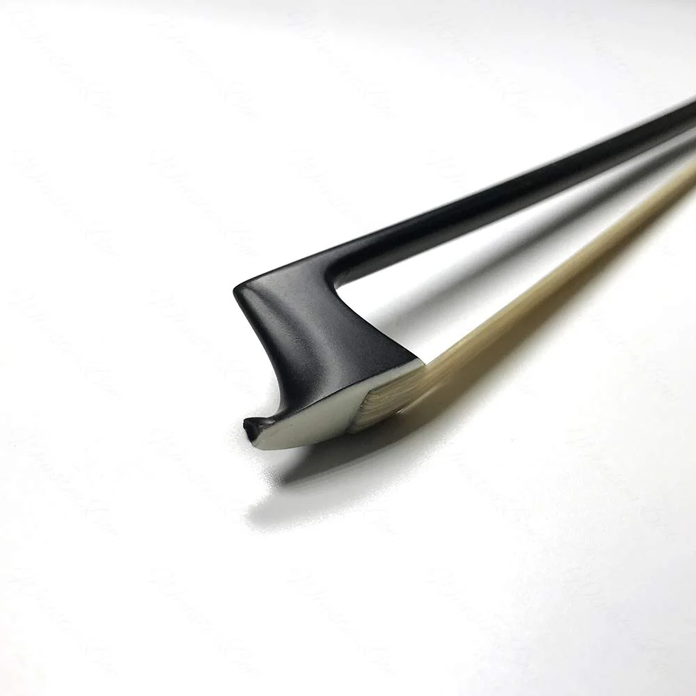 Carbon Fiber Violin Bow 1/2 Violin Bow Unbleached White Horse Hair Art No.VN108… - Image 3