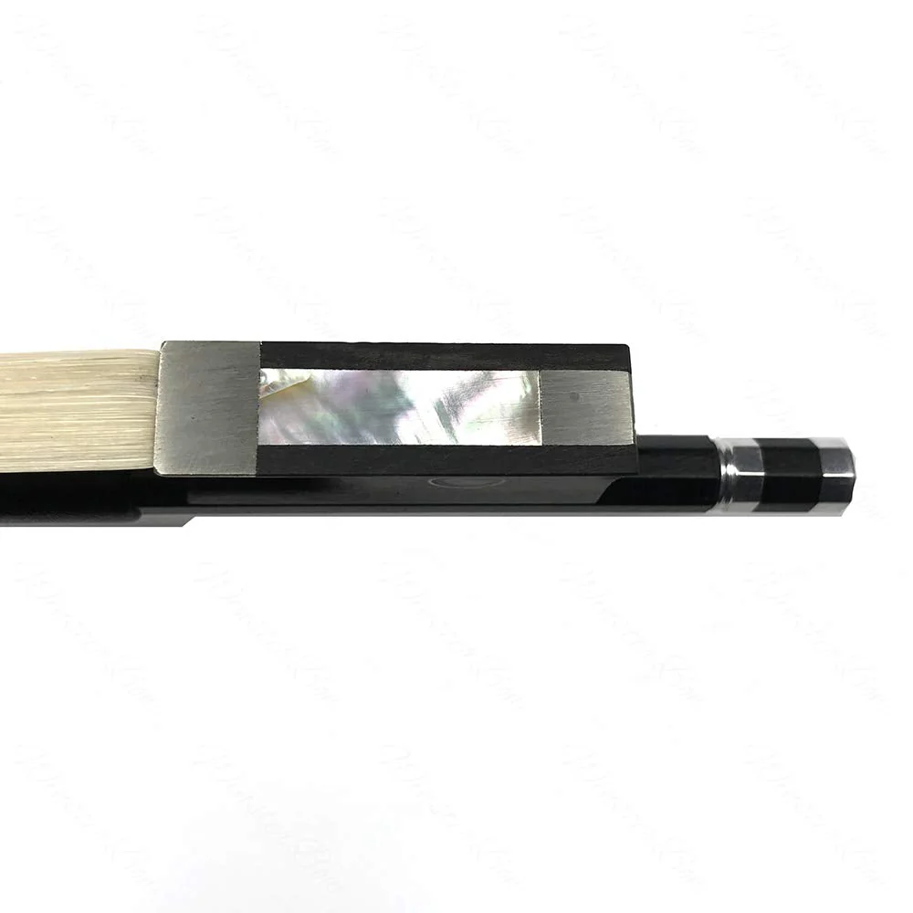 Carbon Fiber Violin Bow 1/2 Violin Bow Unbleached White Horse Hair Art No.VN108… - Image 7