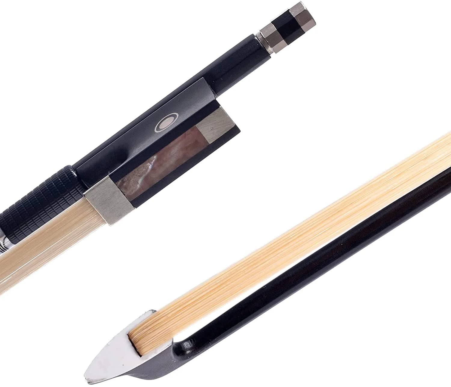 Carbon Fiber Violin Bow 4/4 Full Size Lightweight Fiddle Bow with Deep & Powerful Tone for Advance Level Violins [Carbon Bow 4/4] Carbon bow 4/4 full size - Image 9