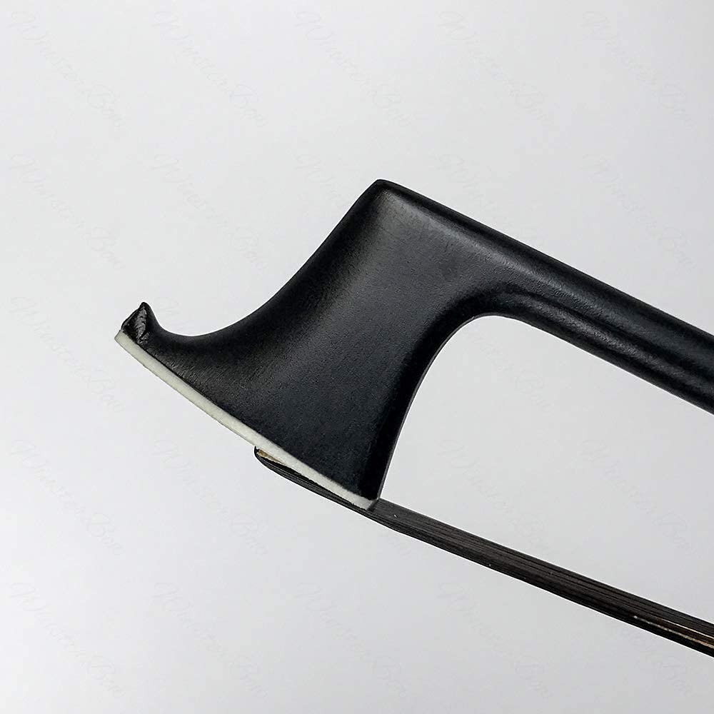 Carbon Fiber Violin Bow 4/4 Size Violin Bow Unbleached Black Horse Hair Art No.VBN108 - Image 3