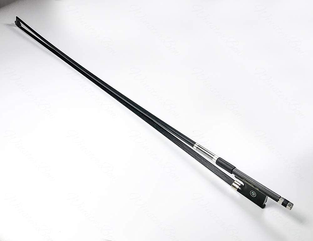 Carbon Fiber Violin Bow 4/4 Size Violin Bow Unbleached Black Horse Hair Art No.VBN108 - Image 8