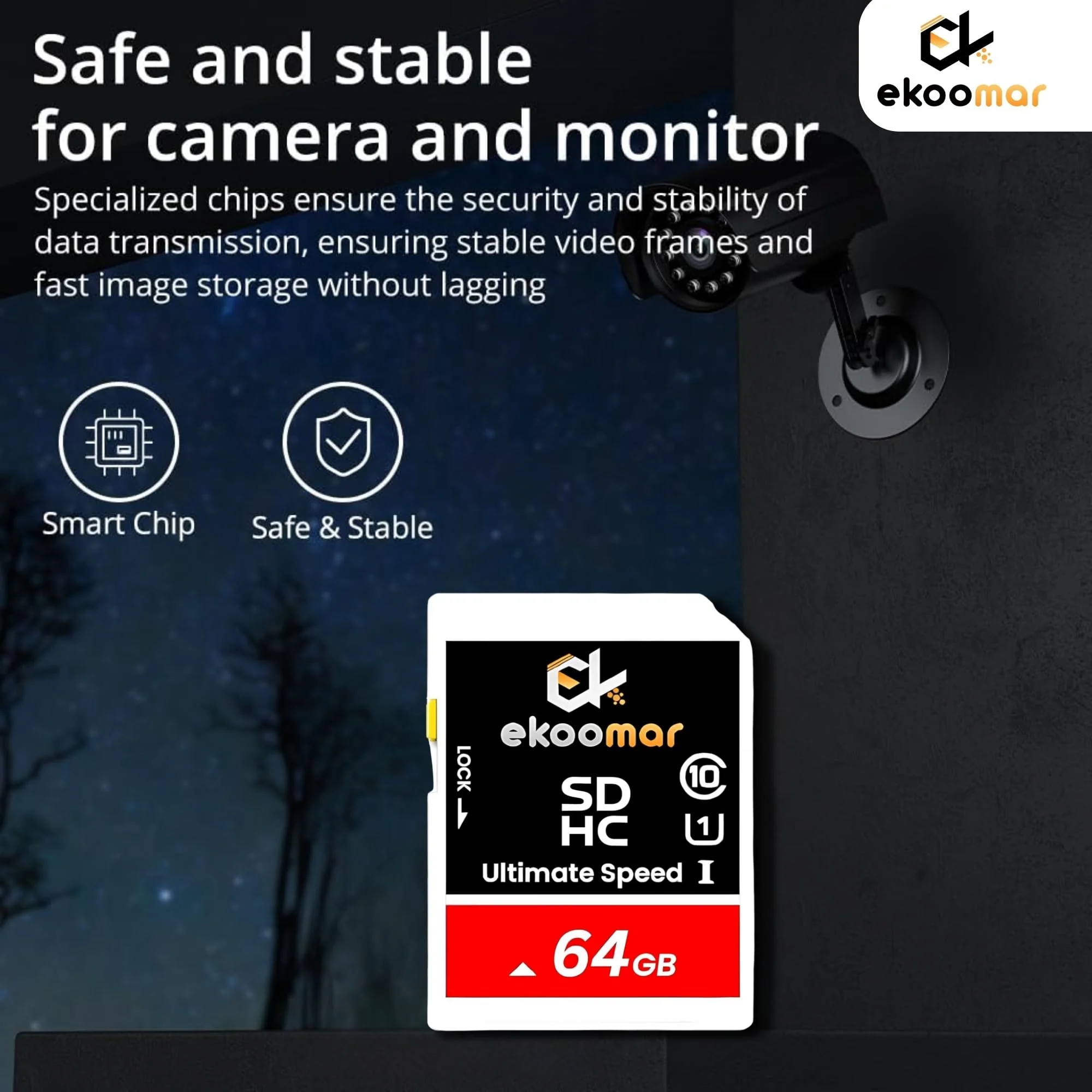 Card - Class 10, High-Speed Memory Card with 100MB/s for Digital Camera, Dash Cam, & Video Recording | Durable & Reliable Storage for Memories, Camera Card 64GB (Pack of 1) 64GB (Pack of 1) - Image 5