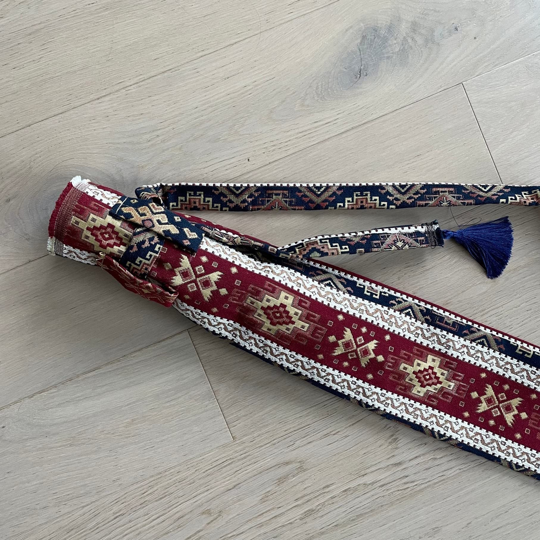 Carrying Flute Bag with Strap for Protection For Large Native Wooden Flutes 27 Inches Long - Image 2