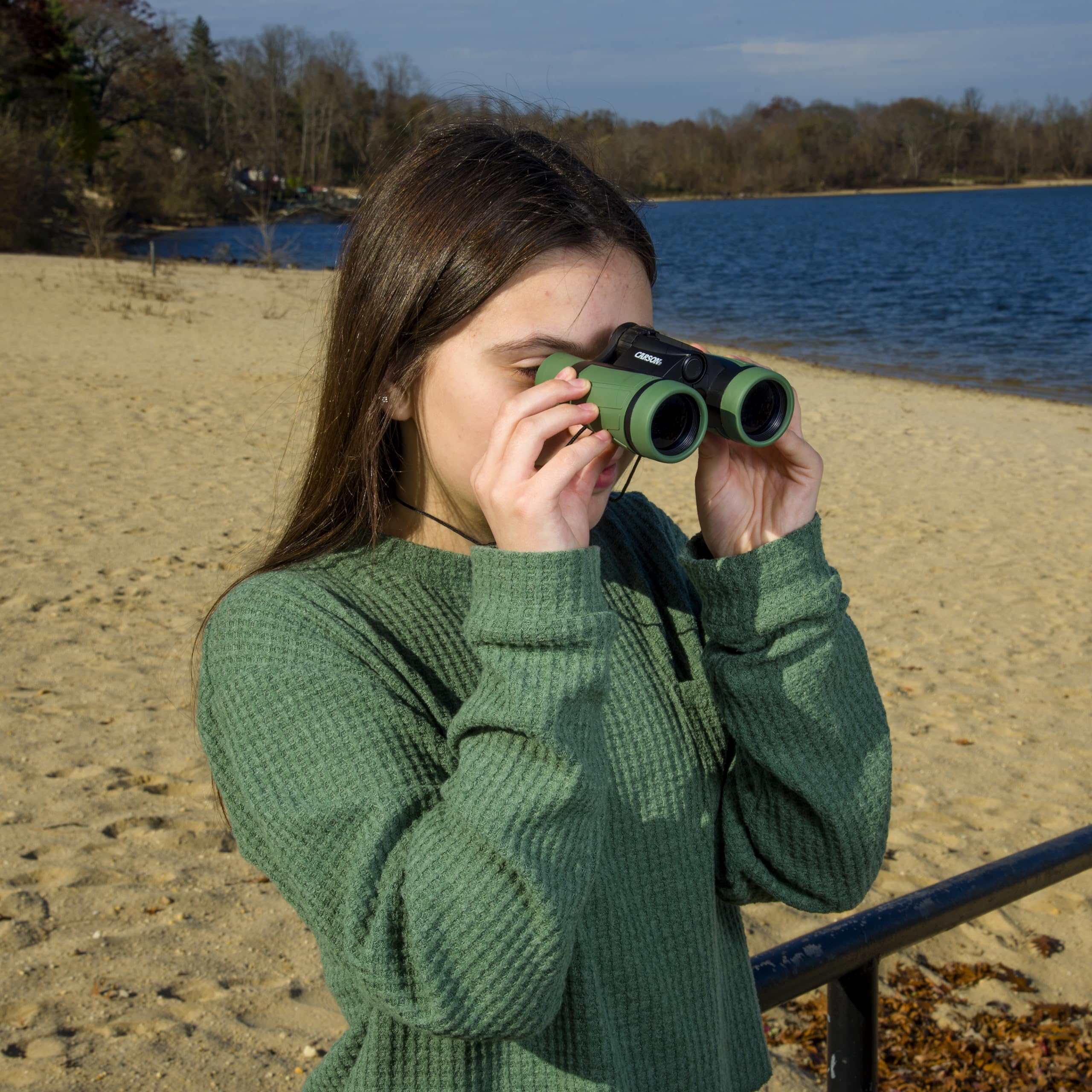 Carson Hawk Kids 30mm Beginner Field Binoculars (HU-530) Binocular - Image 6