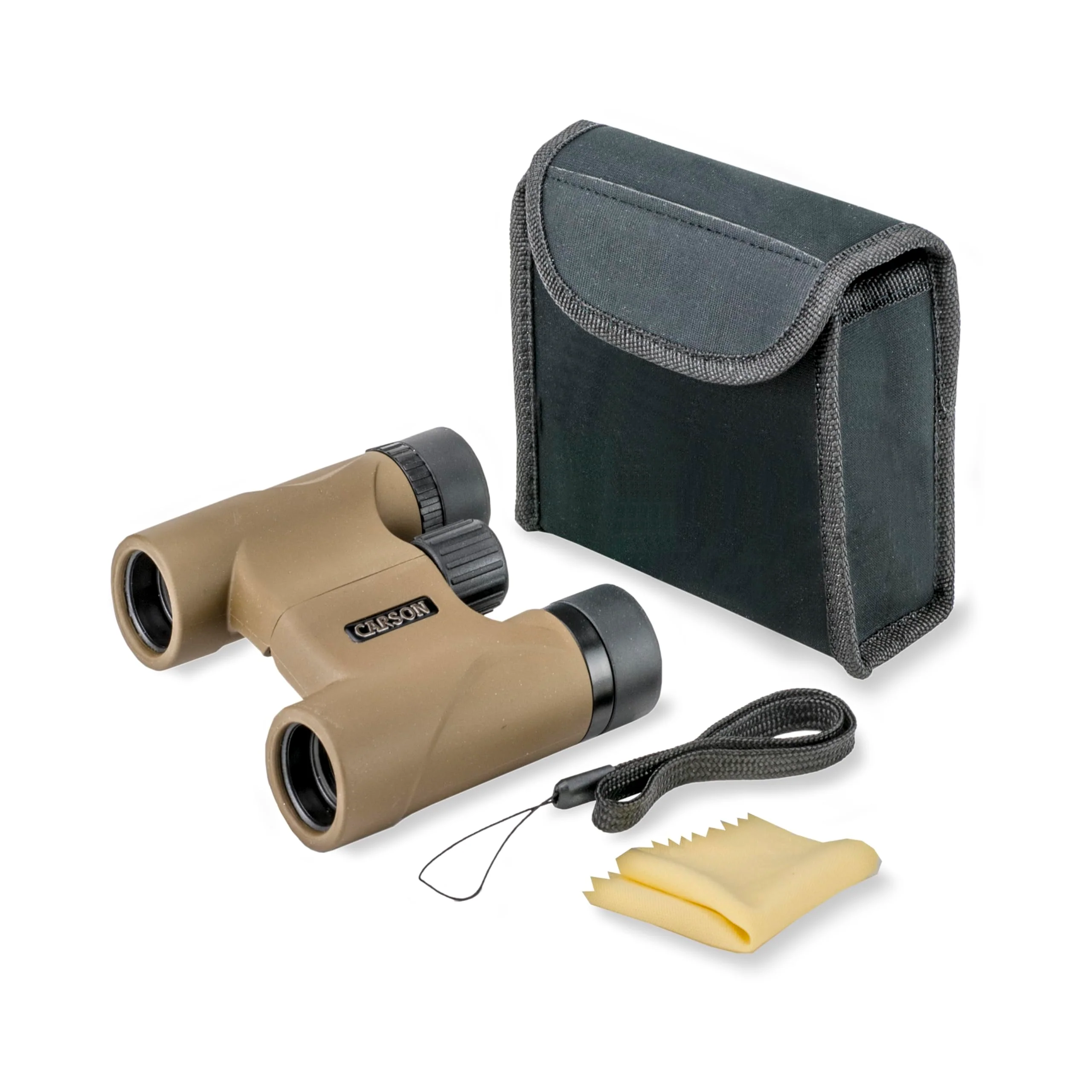 Carson Stinger 8x22mm Compact and Lightweight Binoculars for Travel, Bird Watching, Nature Viewing, Safari's, Concerts and Sporting Events (HW-822),Olive Green - Image 4