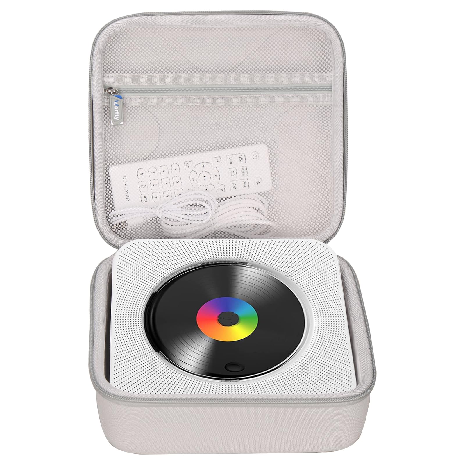 Case for Gueray for ROADOM for ZYOKATA CD Player, Hard Travel Carrying Case Compatible for Gueray KC906 Portable Bluetooth Desktop CD Player, Case Only - Image 5