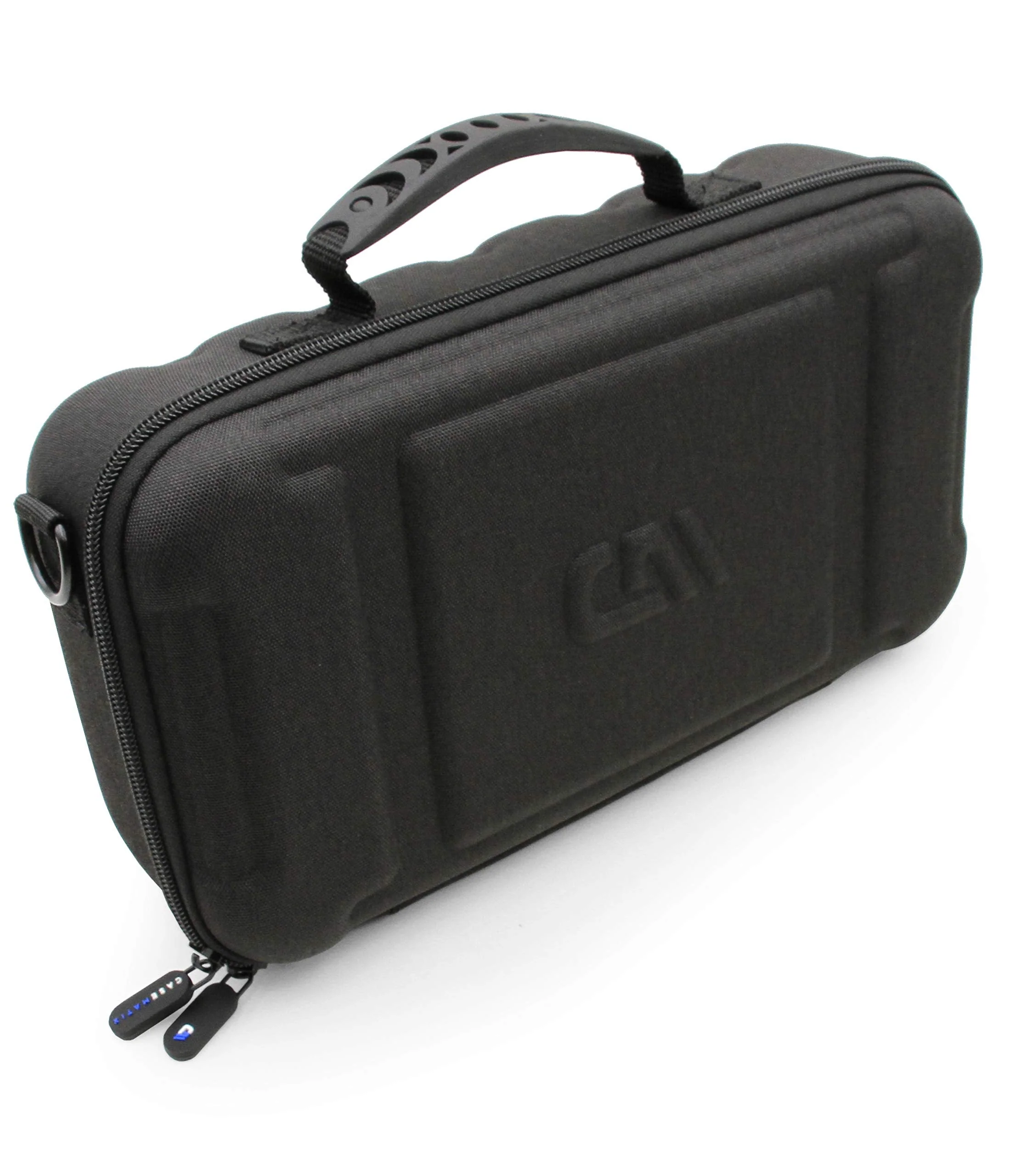 CASEMATIX Mixer Case Compatible With Behringer P16 Stage Mixer and P16-HQ Powerplay In Ear Accessories, Cables and Power Adapters, Fits Mixers up to 12.0” x 6.0” x 2.5” With Shoulder Strap - Image 8