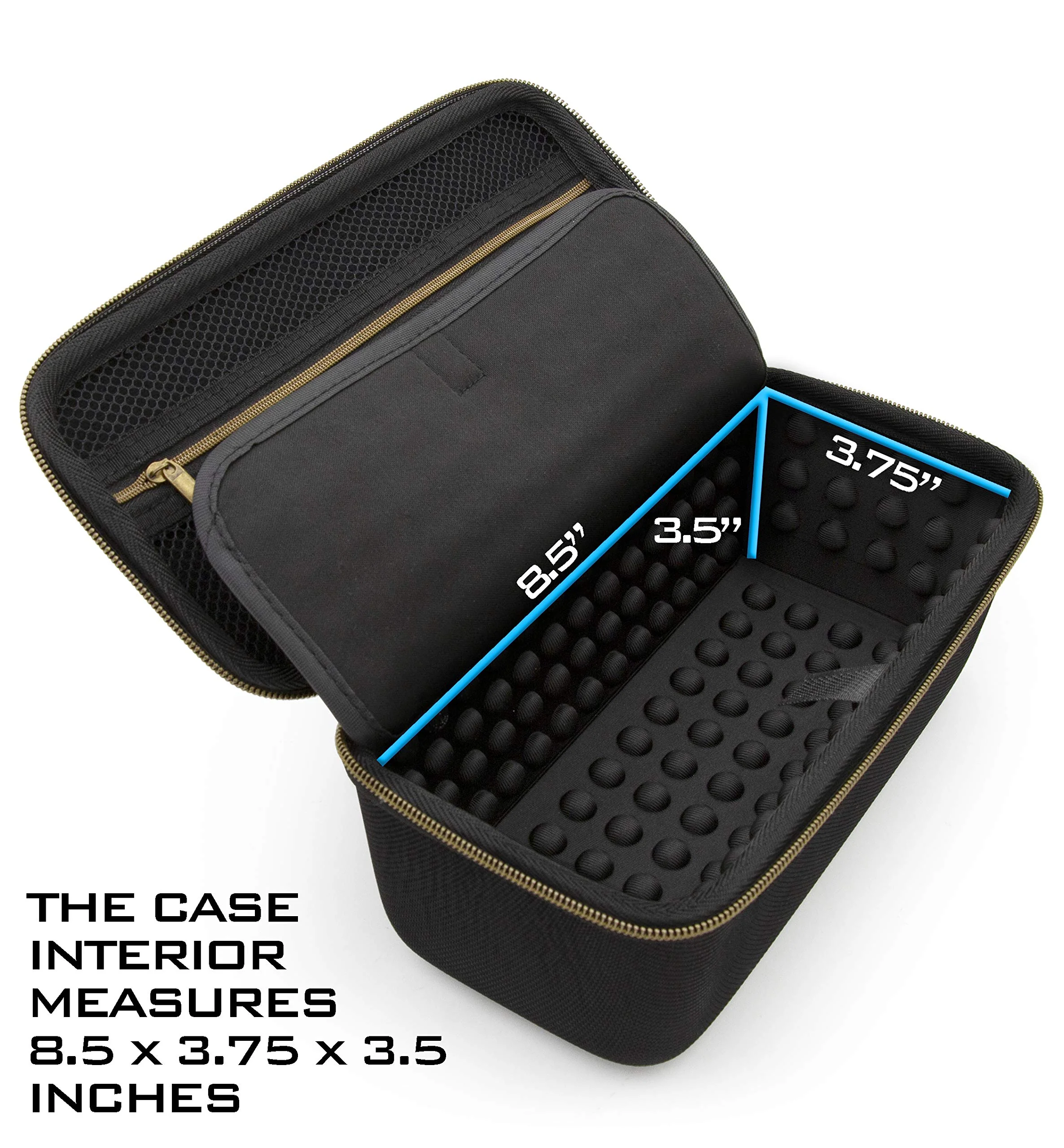 CASEMATIX Travel Case Compatible with Tascam Portacapture X8 32-Bit Float Audio Recorder XLR and Small Accessories - Includes Field Audio Recorder Case Only - Image 7