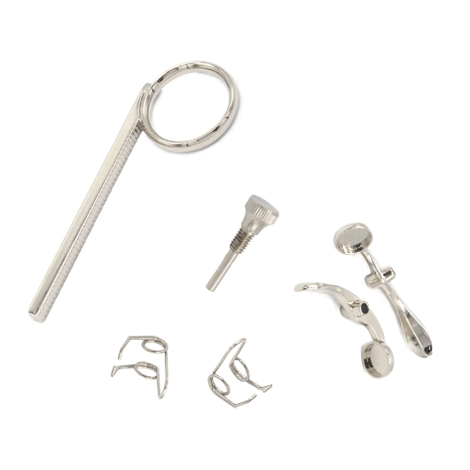 CashBeat Trumpet Repair Kit, Silver Trumpet Valve Cap Buttons, Piston Spring, Valve Spring Screw Parts, Essential Replacement Parts for Wind Instruments - Image 5