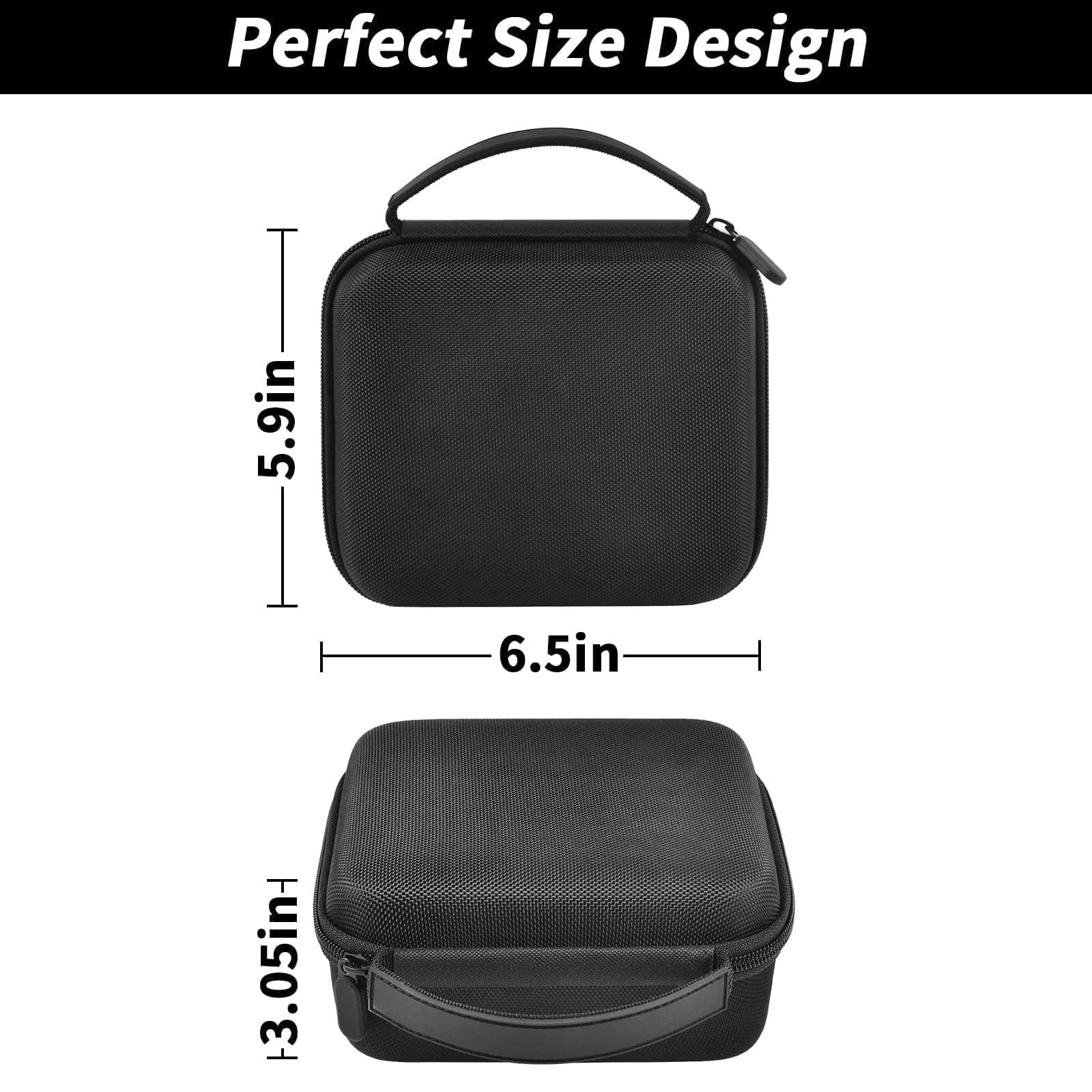 casmilee Case Compatible with HEXEUM/for Fvtga/for Vtiisamao Night Vision for Goggles - 4K Night Vision Binoculars, Holder for Telescopes Optics Scope, Mesh Pocket for 32GB Memory SD Card, Neck Strap Black - Image 3