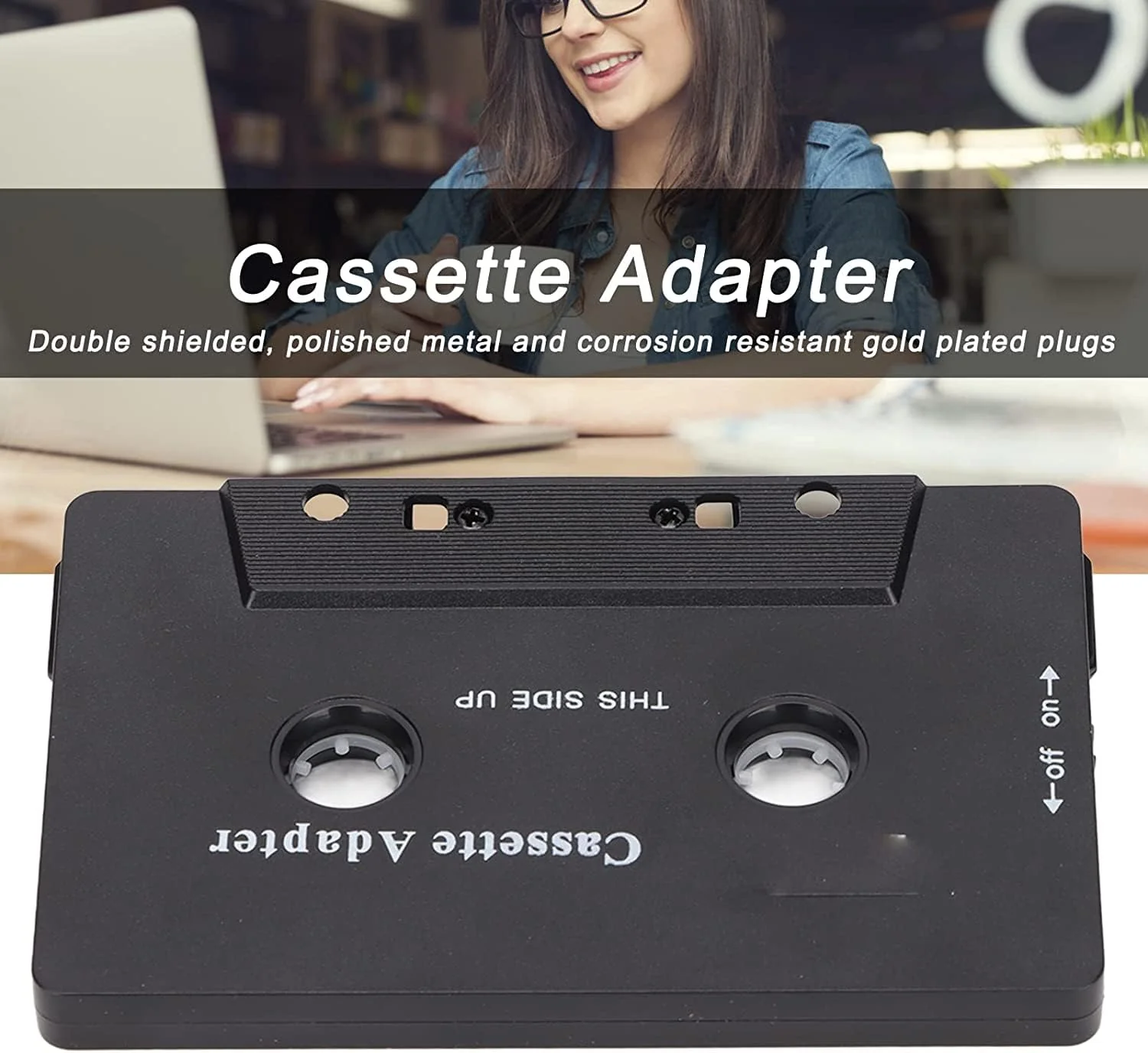 Cassette Adapter Car Bluetooth Audio Receiver, Tape Player Bluetooth 5.0 Cassette Aux Adapter - Image 3