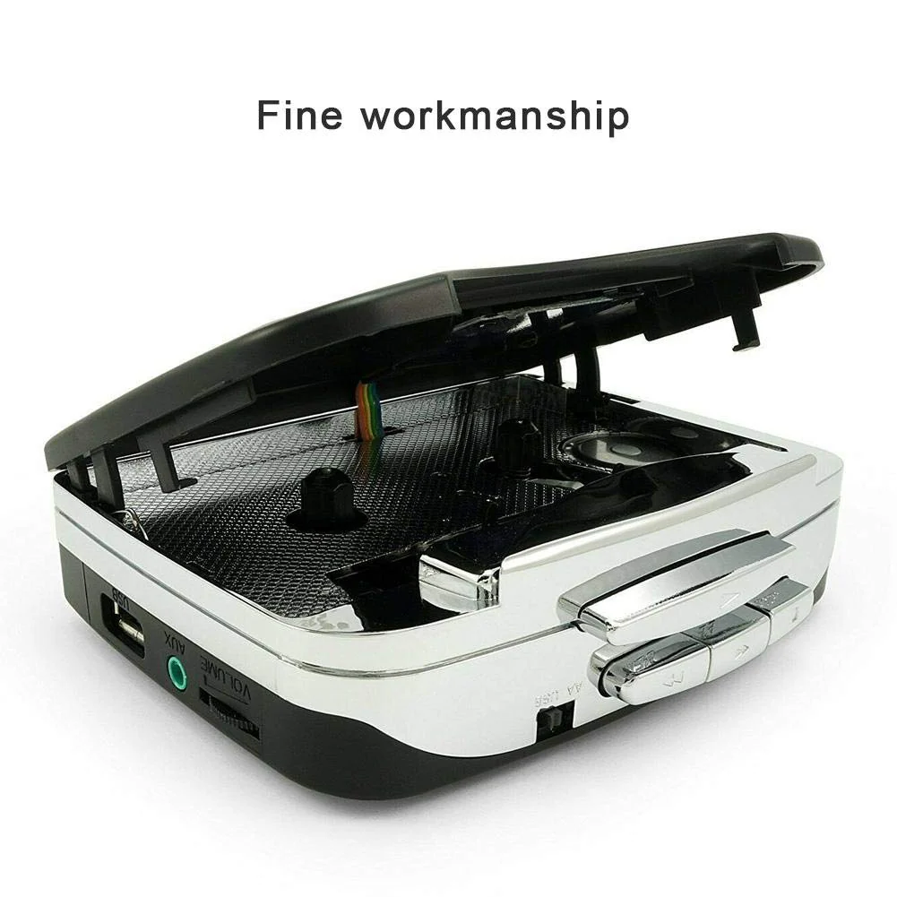 Cassette to MP3 Converter Stereo USB Cassette Digital Tape MP3 with Headphones for Computer, Speaker, Transfer to Mobile Phone, for iPod, etc. - Image 5