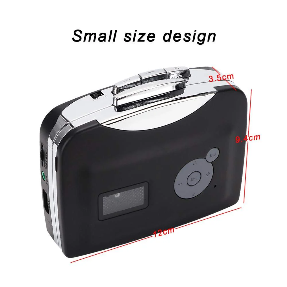Cassette to MP3 Converter Stereo USB Cassette Digital Tape MP3 with Headphones for Computer, Speaker, Transfer to Mobile Phone, for iPod, etc. - Image 6