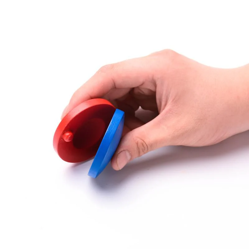 Castanets for musical Wooden instrument, Adults Fingers Castanets,Musical Castanets Instrument (6pcs) 6pcs - Image 4
