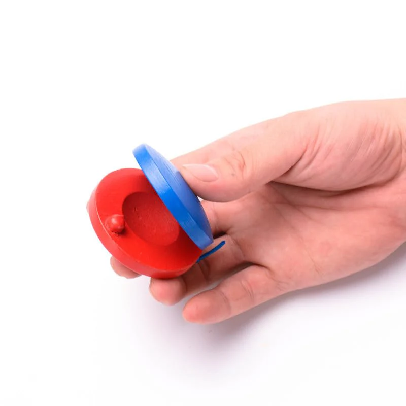 Castanets for musical Wooden instrument, Adults Fingers Castanets,Musical Castanets Instrument (6pcs) 6pcs - Image 5