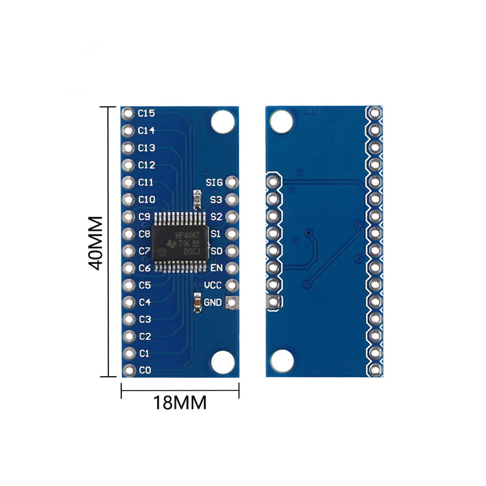 CD74HC4067 High Speed CMOS 16 Channel Analyzer Digital Multiplexer Analogue / Digital 2V-6V Pack of 8 - Image 2