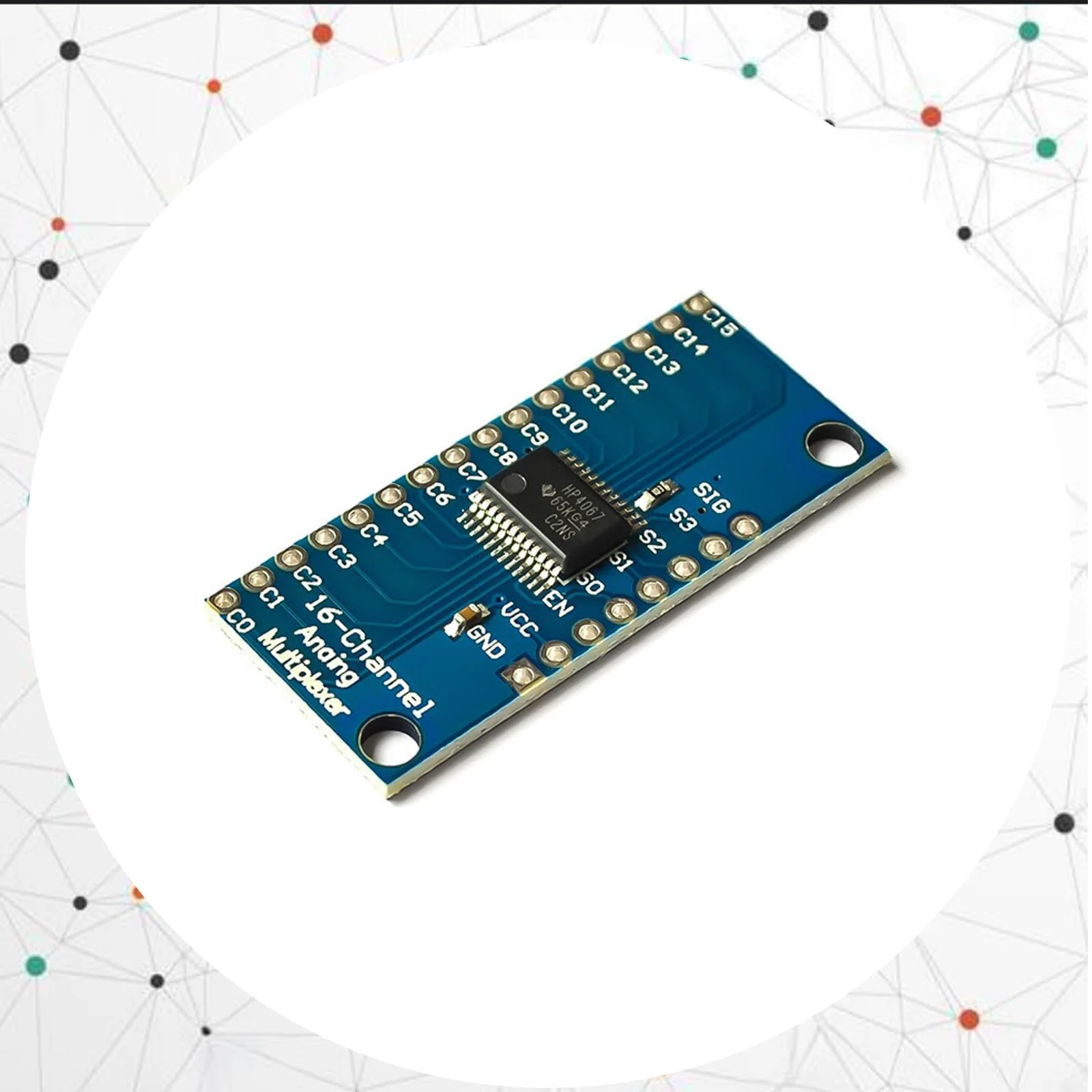 CD74HC4067 High Speed CMOS 16 Channel Analyzer Digital Multiplexer Analogue / Digital 2V-6V Pack of 8 - Image 3