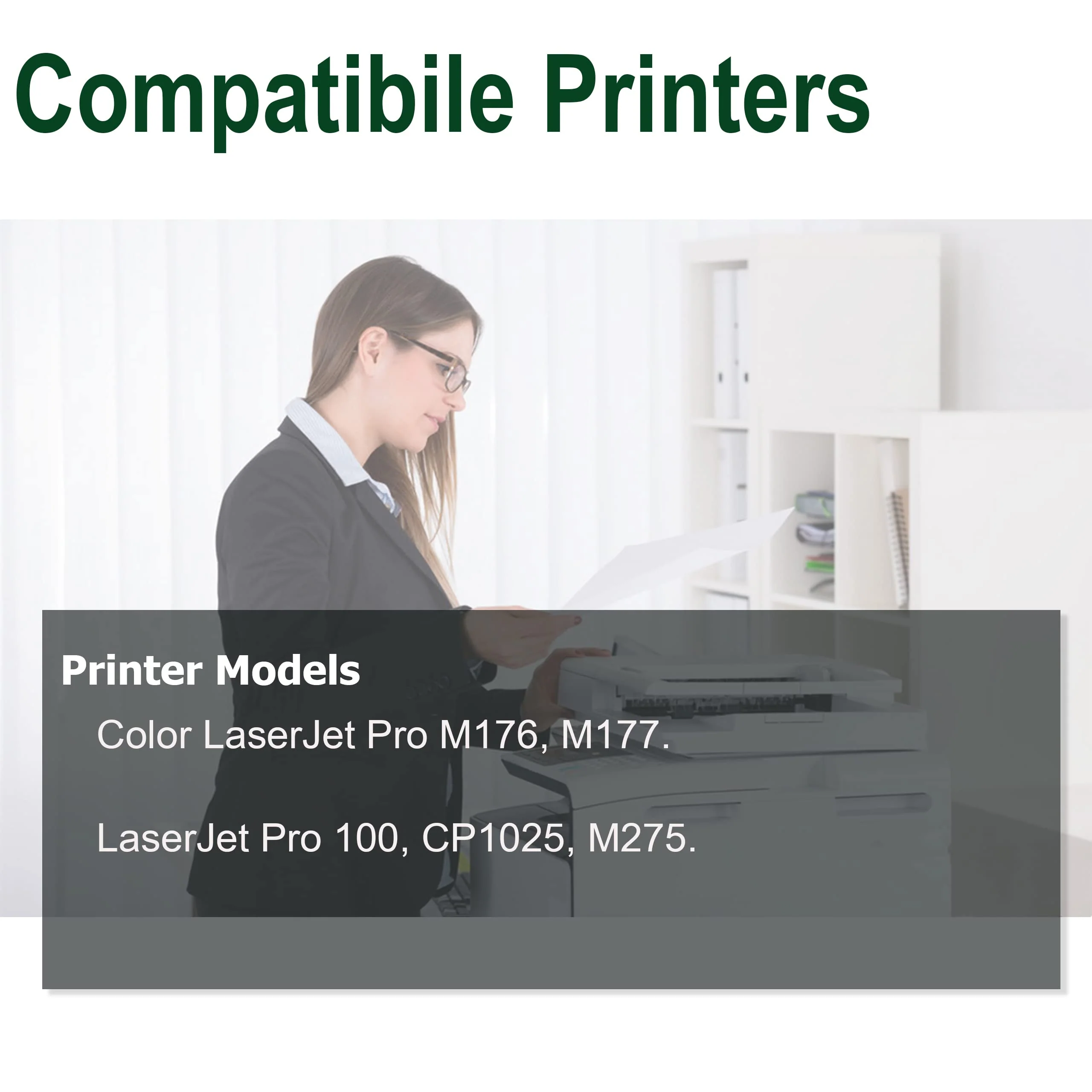CE314A Imaging Drum 126A Laser Imaging-Drum Replacement for HP LaserJet Pro 100 MFP M175nw M175a M275 M275nw CP1025 CP1025nw Printer (1-Pack) - Image 2