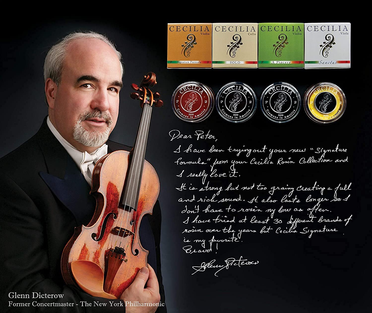 CECILIA ‘A Piacere’ Rosin for Cello, Rosin Specially Formulated Cello Rosin for Cello Bows with Included Rosin Spreader (Full Cake) Full Cake - Image 3
