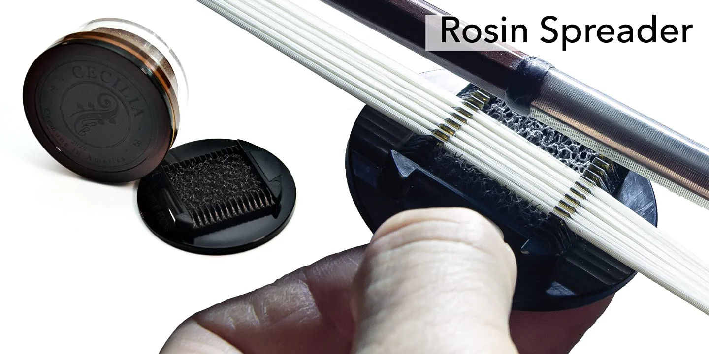 CECILIA ‘A Piacere’ Rosin for Cello, Rosin Specially Formulated Cello Rosin for Cello Bows with Included Rosin Spreader (Full Cake) Full Cake - Image 4