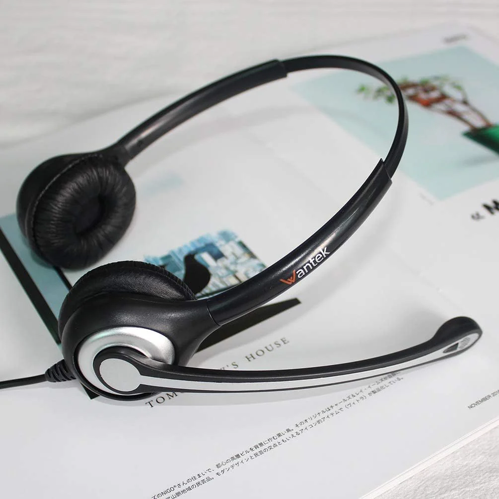Cell Phone Headset with Microphone Noise Cancelling & Call Controls, 3.5mm Computer Headphones for Samsung PC Business Skype Softphone Call Center Office, Clear Chat, Ultra Comfort - Image 8