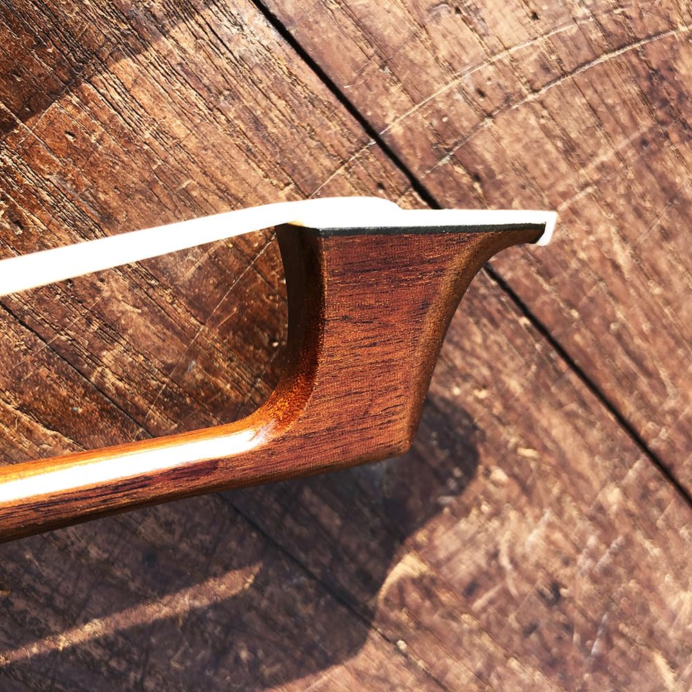 Cello Bow IPE Wood Cello Bow Unbleached White Horse Hair Art No VC210 (4/4 Cello Bow) 4/4 Cello Bow - Image 5