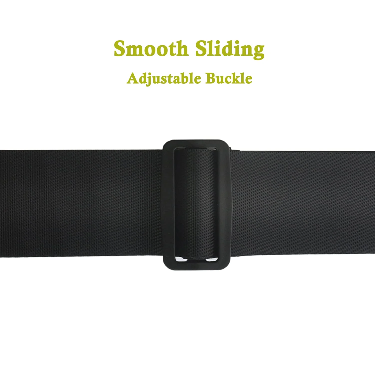 Cello Endpin Stopper Strap Anchor Rest Non-Slip with 2 Holes Adjustable Chair Strap Thick Sponge Padding for Cello Playing or Practice (Black) Black - Image 2