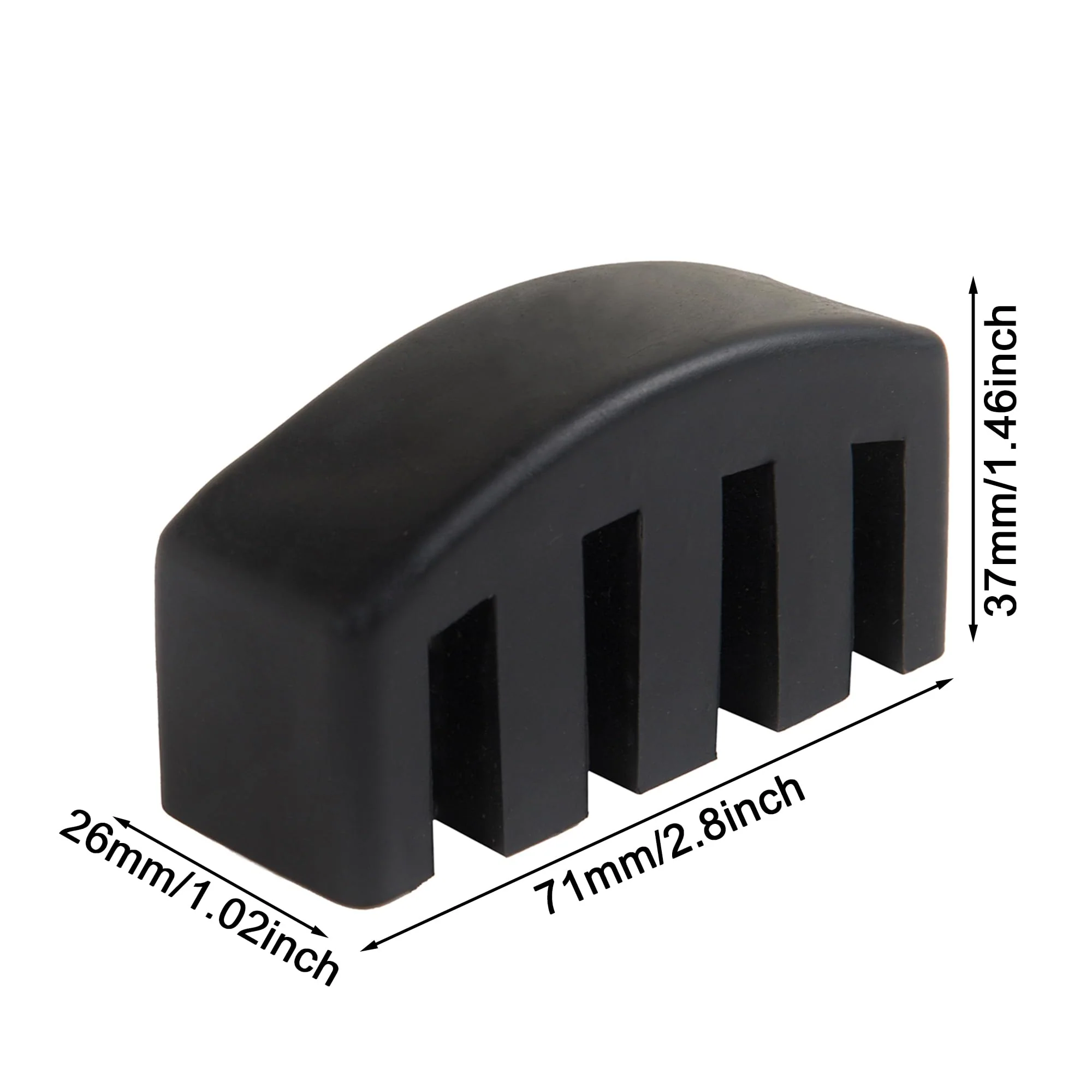 Cello Mute, Rubber Cello Practice Mute, Black Set of 1 - Image 3