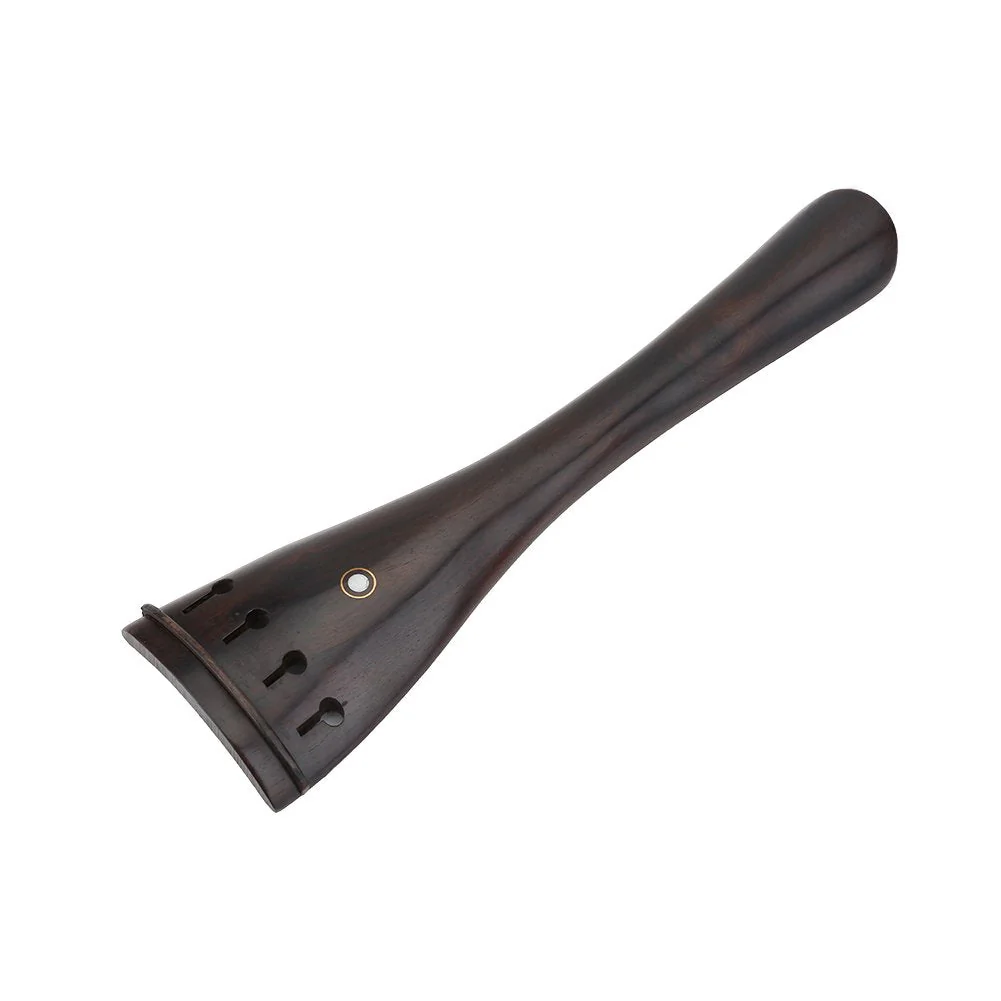 Cello Tailpiece, Classic Ebony Wood Tailpiece for 3/4 4/4 Cello Musical Instruments Parts Ebony Cello Tailpiece Cello Parts 3/4 Cello Parts 3/4 Cello Parts - Image 6