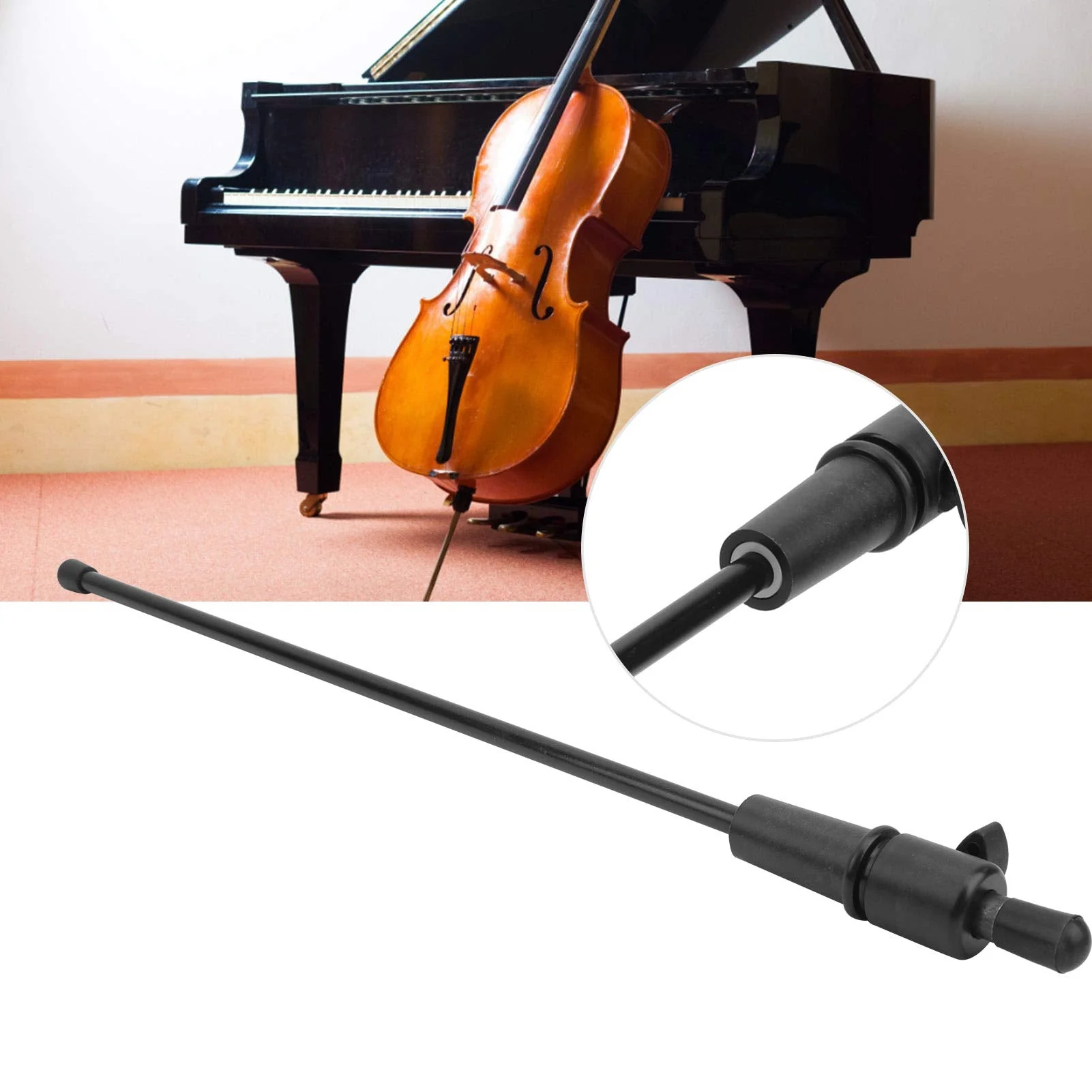 Cello Tailpiece Endpin Lightweight Carbon Fiber Cello End Pin for Cello for Cello Enthusiasts - Image 3