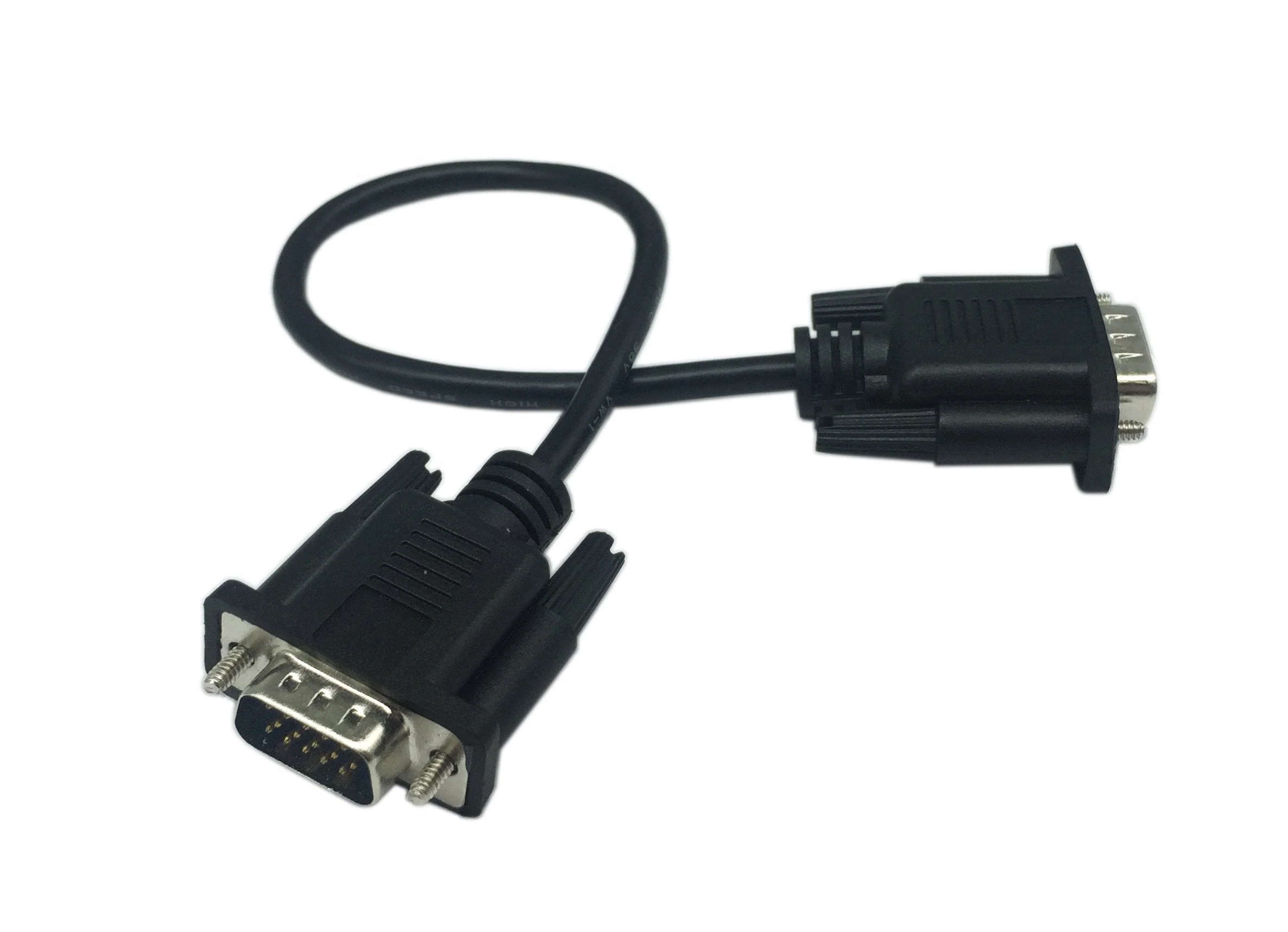 CERRXIAN 1ft VGA SVGA 15 Pin HD15 Male to Male Adapter Video Monitor Cable for PC Laptop TV Porjector(mm) - Image 5