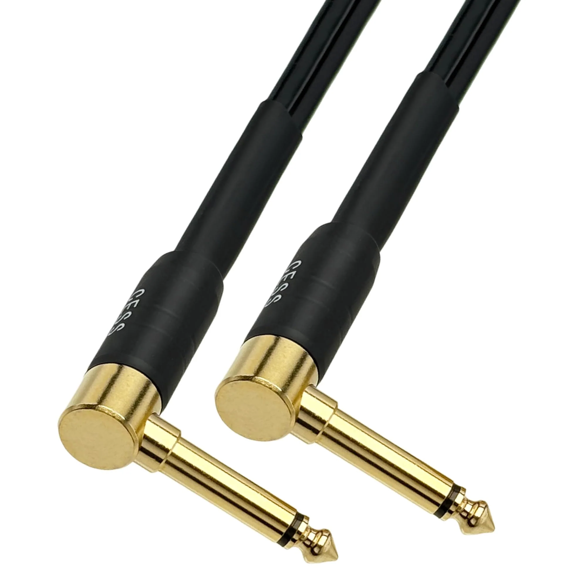 CESS-133-6f Right-Angle 6.35mm 1/4 Inch TS Plug to Speakon Plug Speaker Cable, 2 Channel, Durable Heat-Shrink Protected Metal Housing (6 Feet) 6 Feet - Image 3