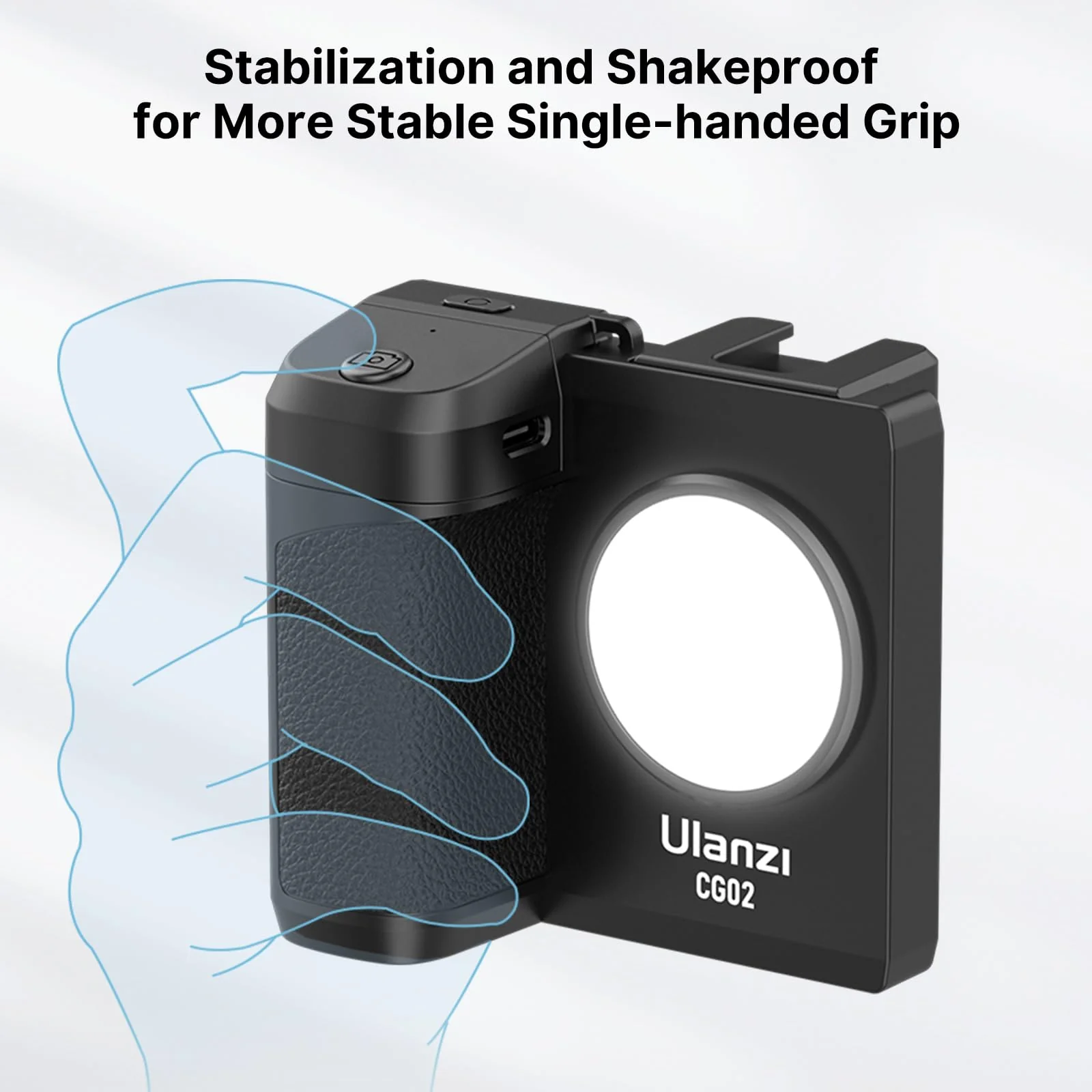 CG-02 Grip Holder for Smartphone Upgraded Phone Camera Grip w Remote Shutter Handheld Tripod Mount Fill Light Handheld Photography Accessories Compatible with iPhone 17 16 15 14 Pro Max etc CG02 - Image 5