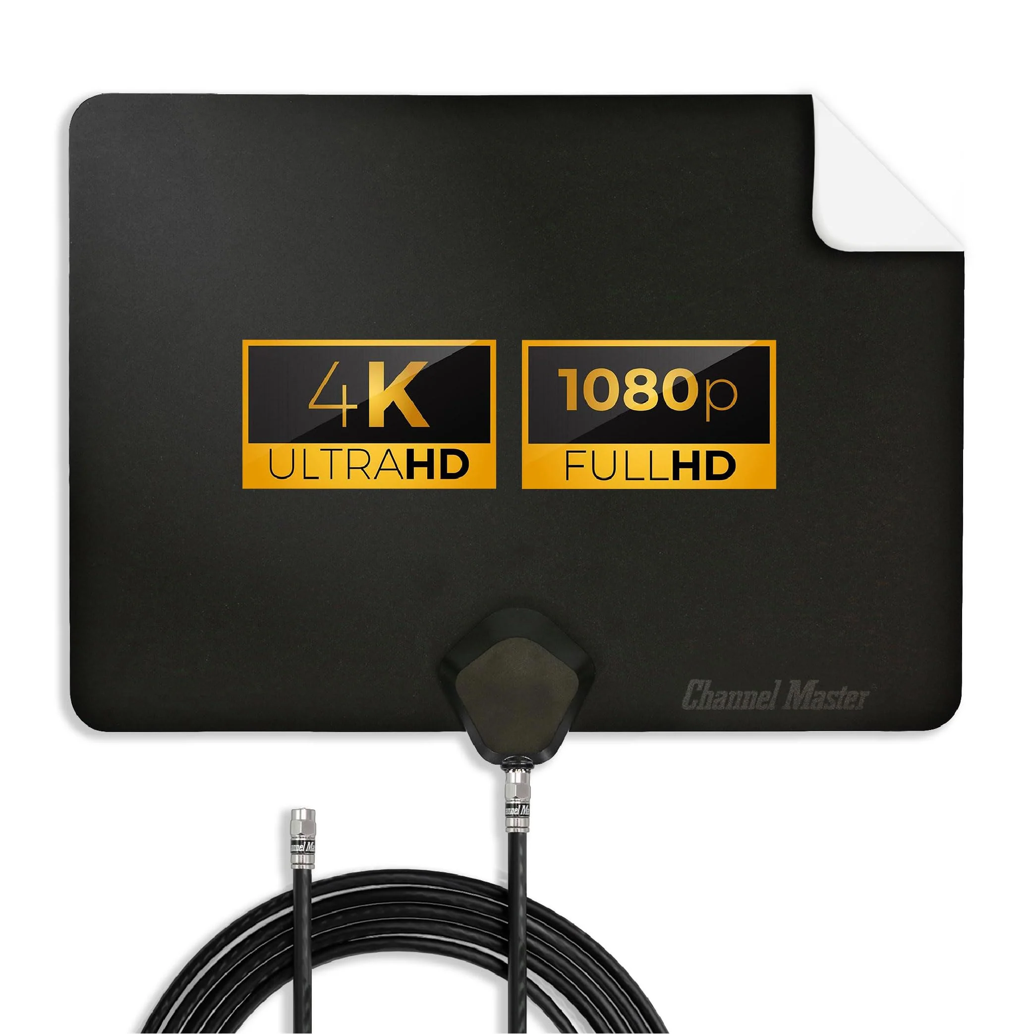 Channel Master FLATenna - Indoor Digital HDTV Antenna, 12' Coaxial Cable, Superior Reception Range & Signal Reliability, Supports 4K Smart TVs, OTA Broadcast & NextGen TV, Easy Install Non Amplified - Image 9