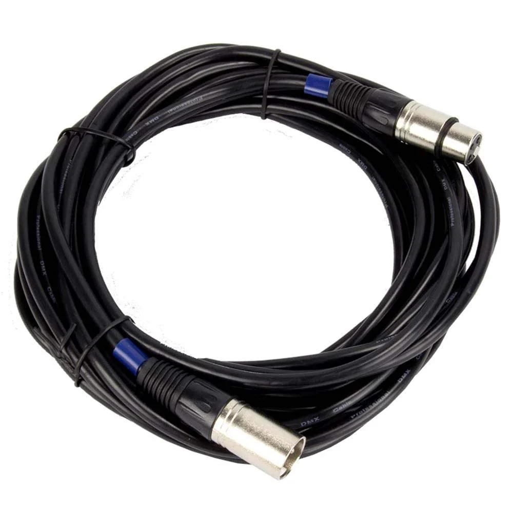 CHAUVET DJ 25 Foot Male to Female 3 Pin DMX Lighting Effect Cable | DMX3P25FT - Image 2